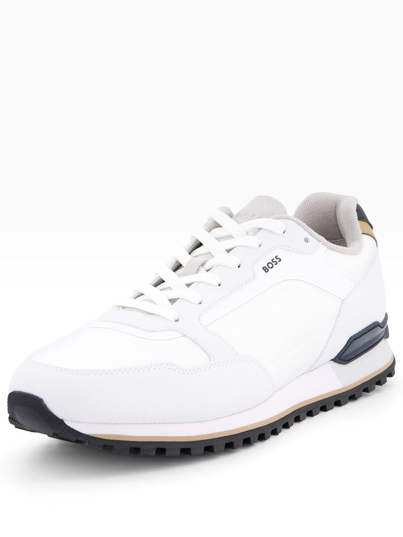 stillFront image of boss-parkour-nylon-runner-white