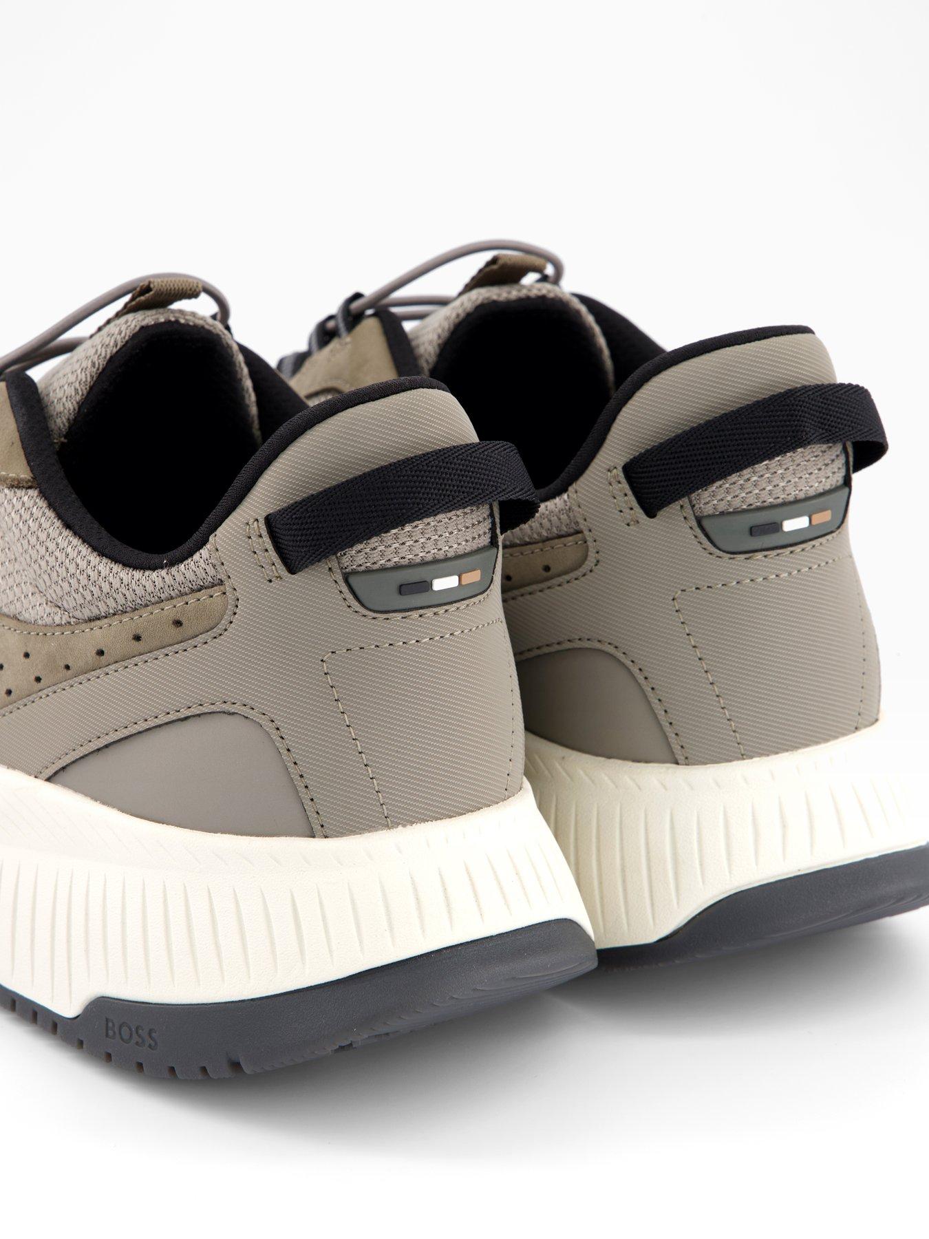  image of boss-ttnm-evo-knitted-pumesh-runner-dark-beige