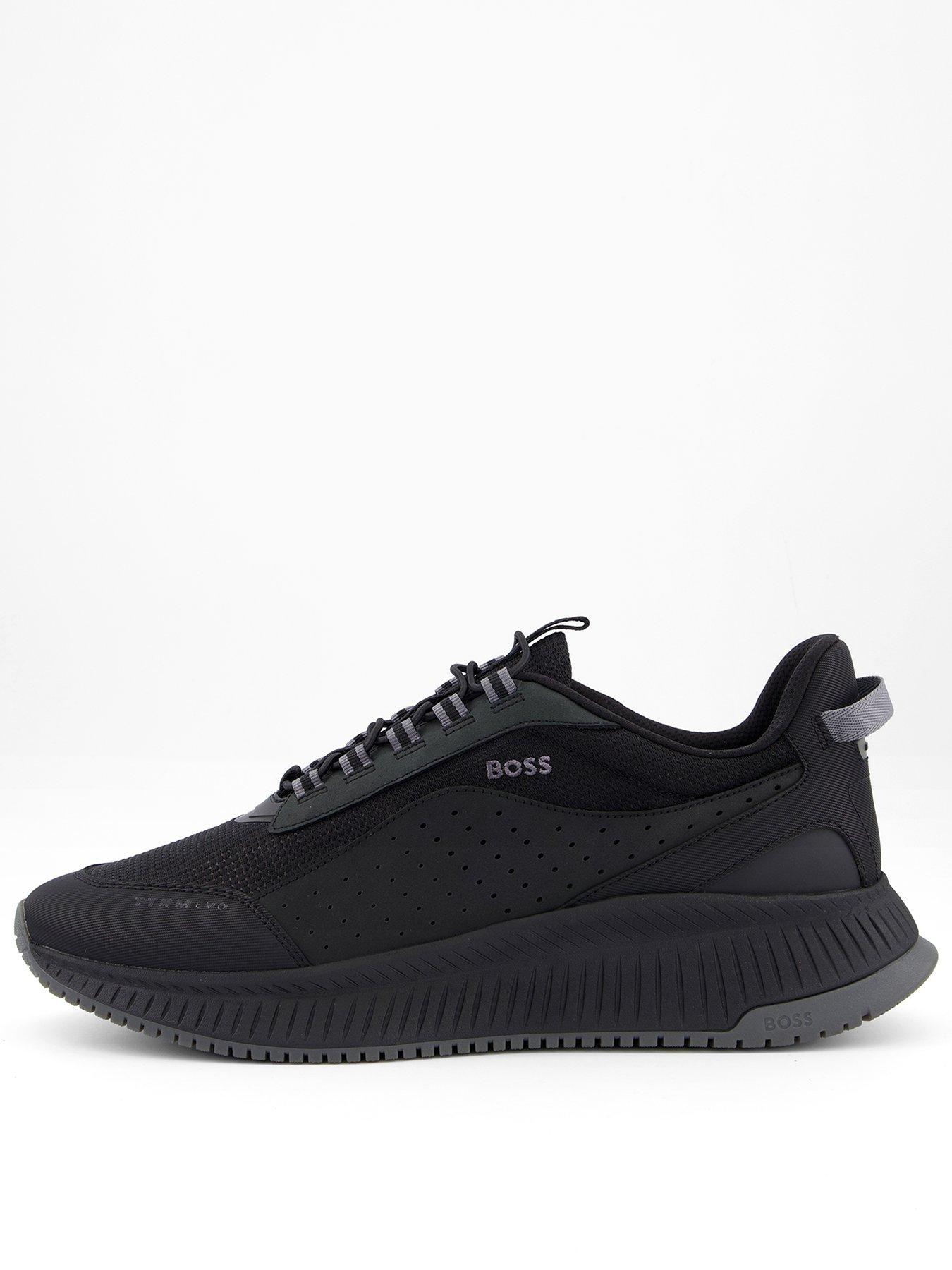 BOSS Ttnm Evo Knitted Pu/Mesh Runner - Black