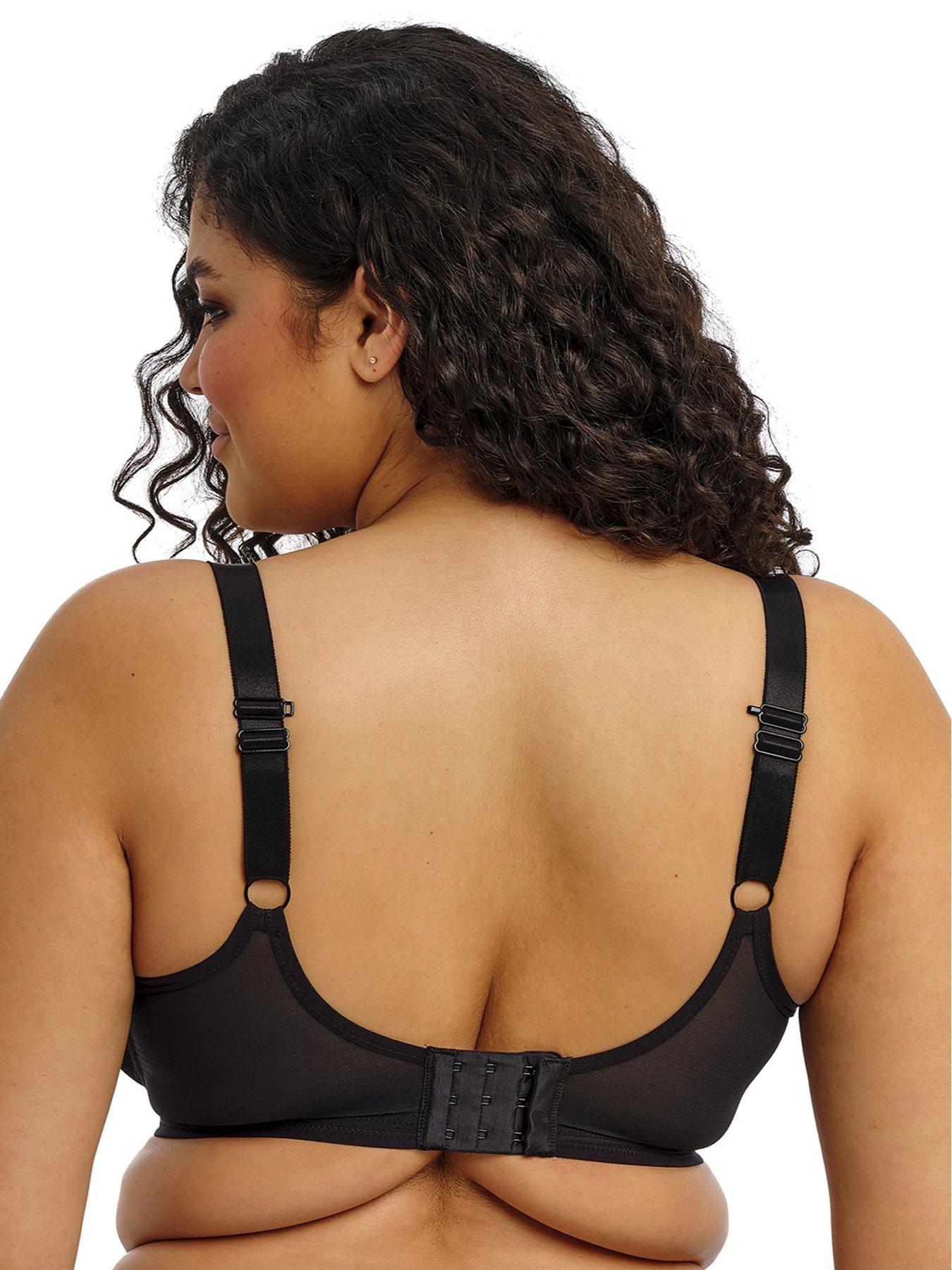  image of elomi-tiernie-underwire-plunge-bra-black