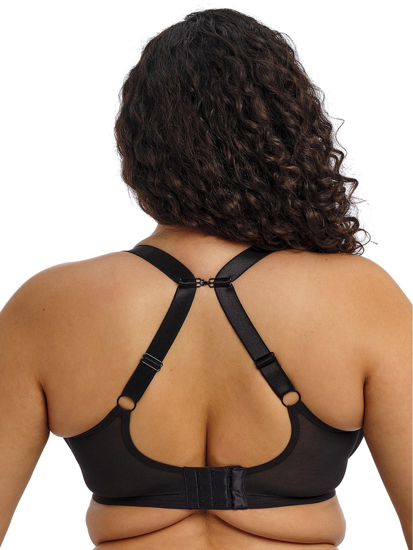  image of elomi-tiernie-underwire-plunge-bra-black