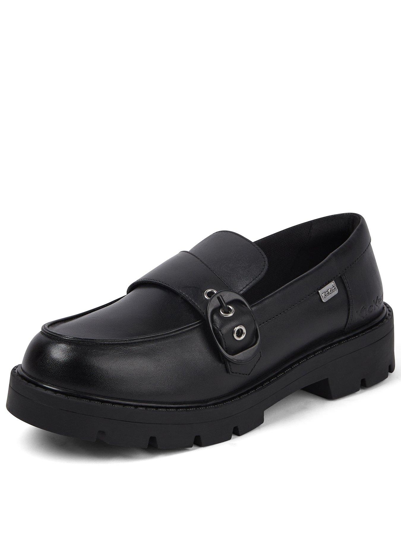 undefined Kori Monk Strap Leather Shoe - Black