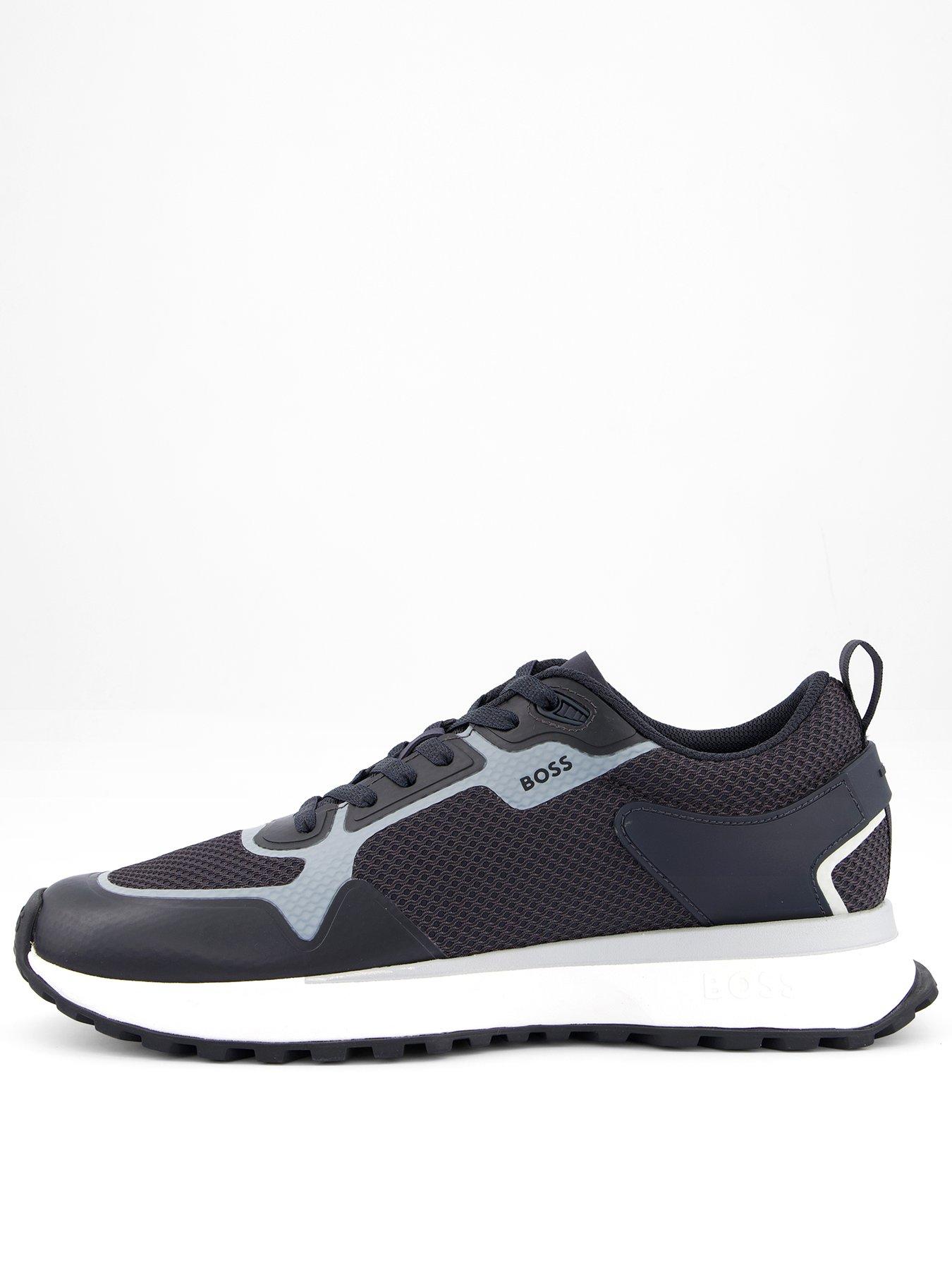 front image of boss-jonah-mesh-runner-navy