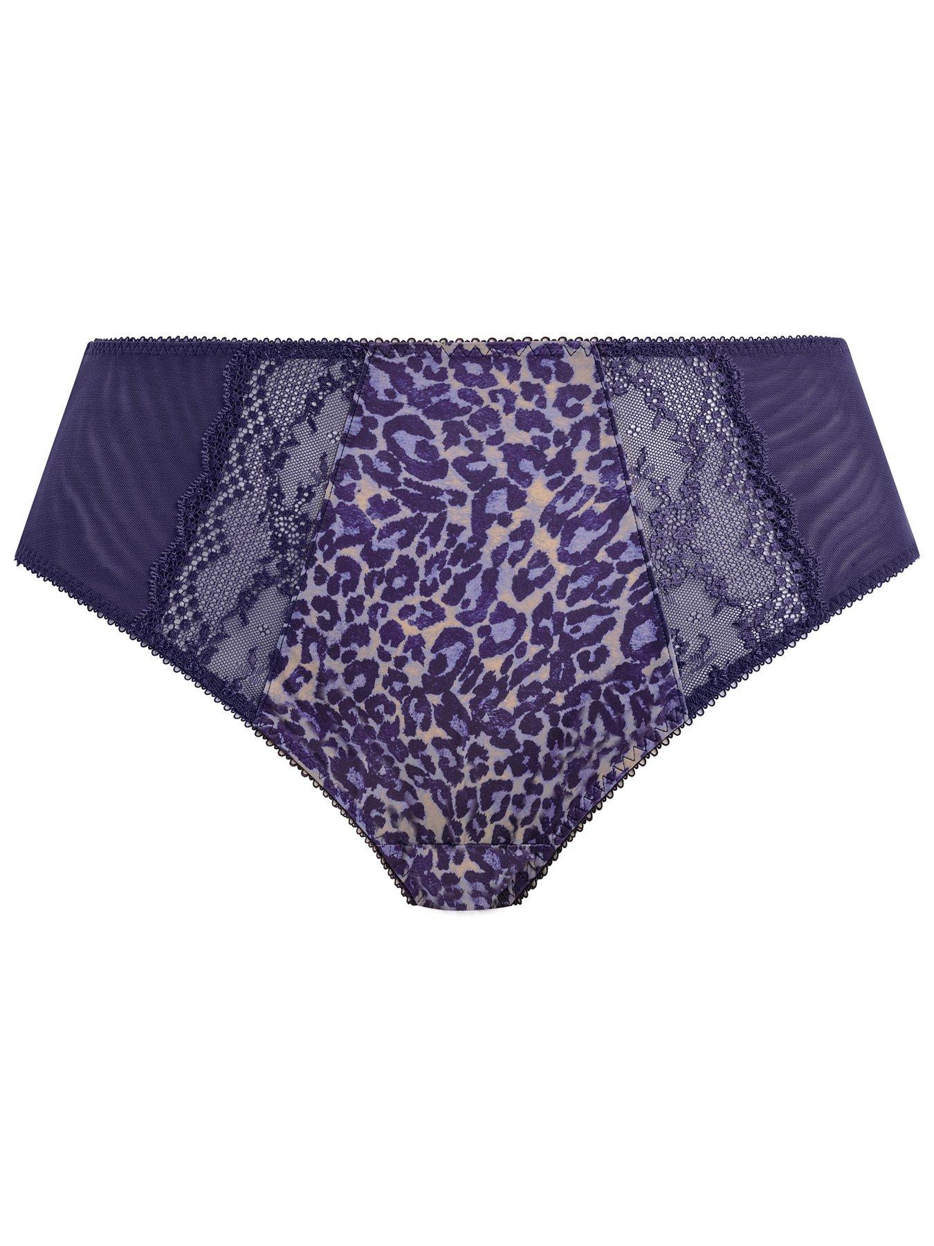 Image 3 of 3 of Elomi Lucie High Leg Brief-midnight