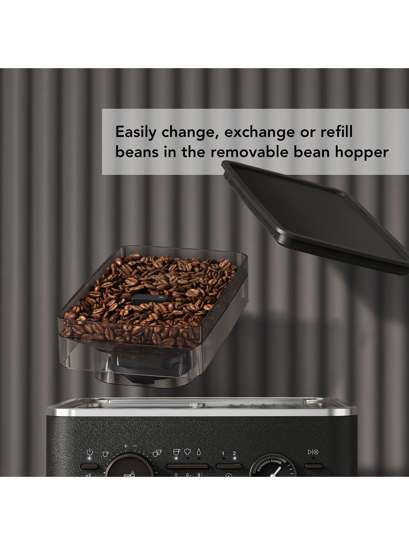  image of kitchenaid-semi-automatic-espresso-machine-with-burr-grinder-cast-iron-black