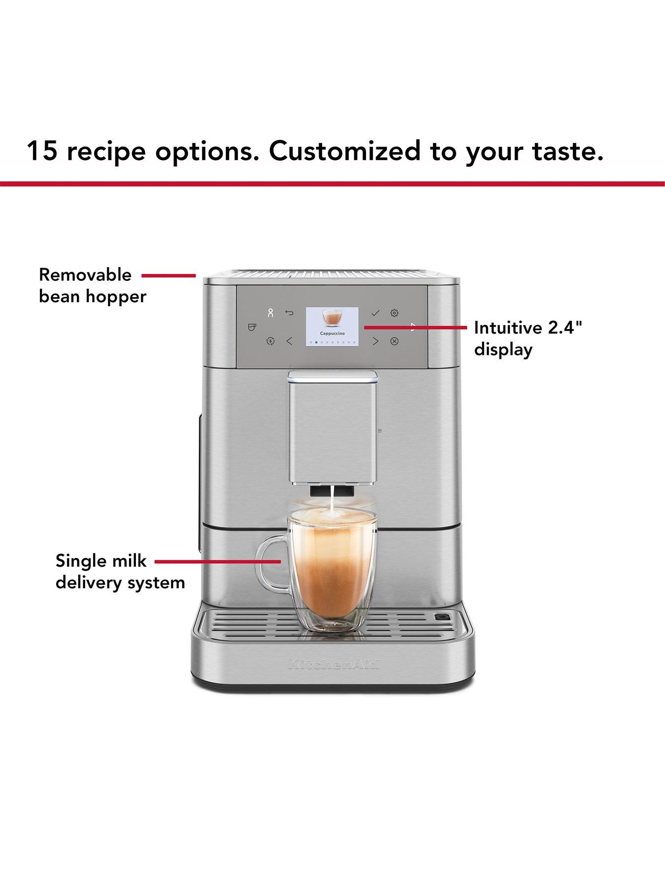  image of kitchenaid-fully-automatic-espresso-machine-kf6-stainless-steel