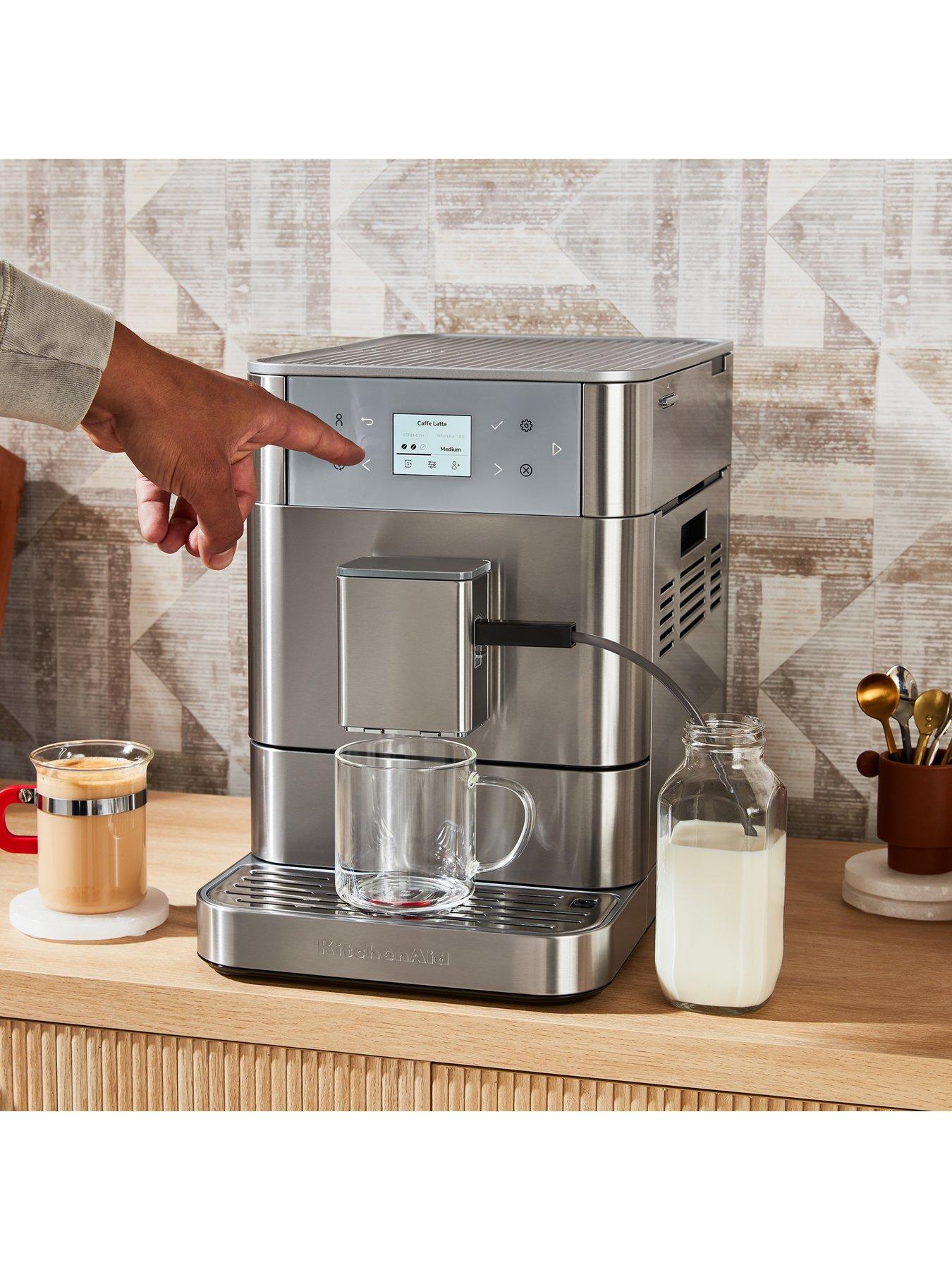  image of kitchenaid-fully-automatic-espresso-machine-kf6-stainless-steel