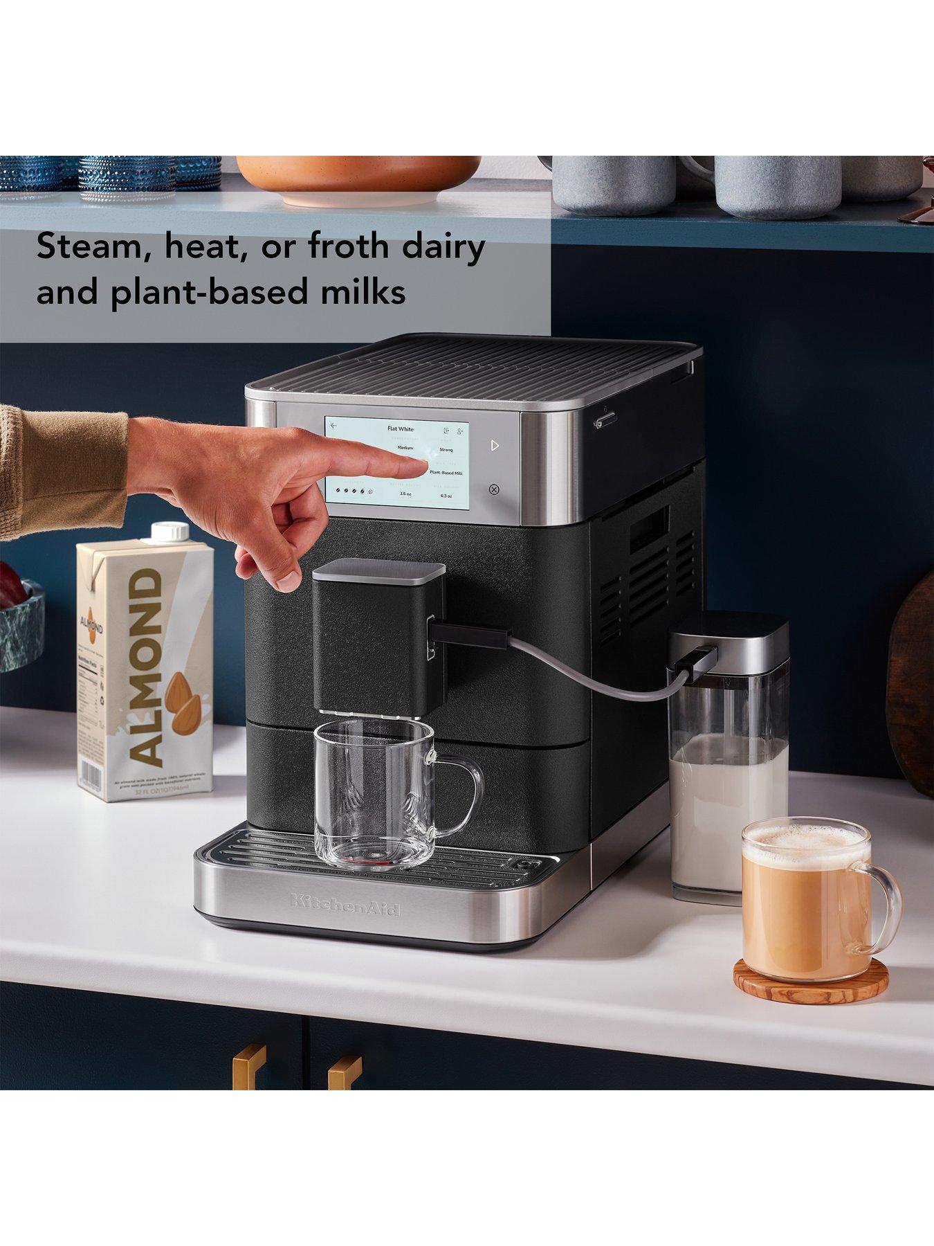  image of kitchenaid-fully-automatic-espresso-machine-kf8-cast-iron-black