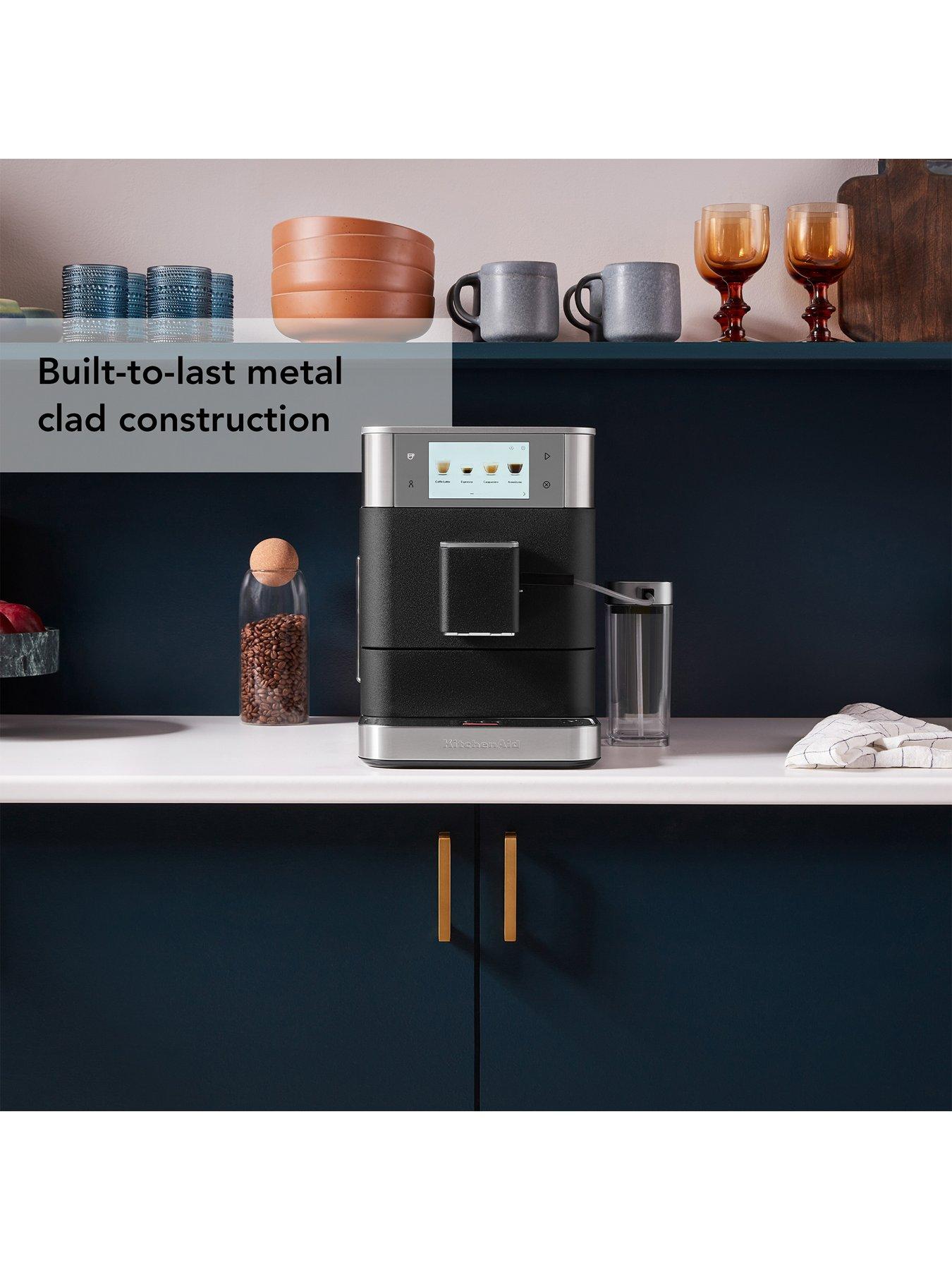  image of kitchenaid-fully-automatic-espresso-machine-kf8-cast-iron-black