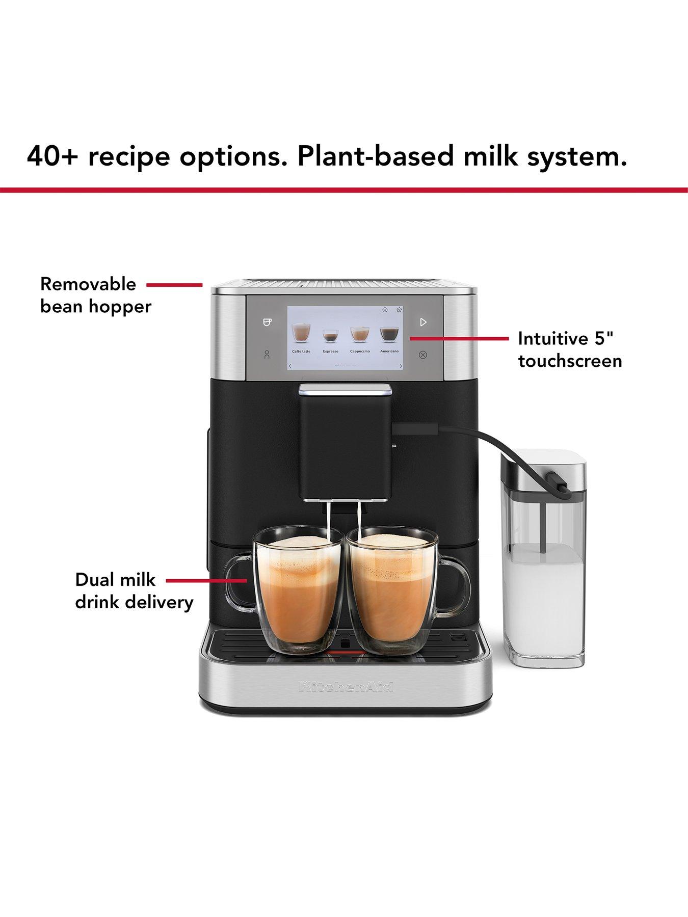  image of kitchenaid-fully-automatic-espresso-machine-kf8-cast-iron-black