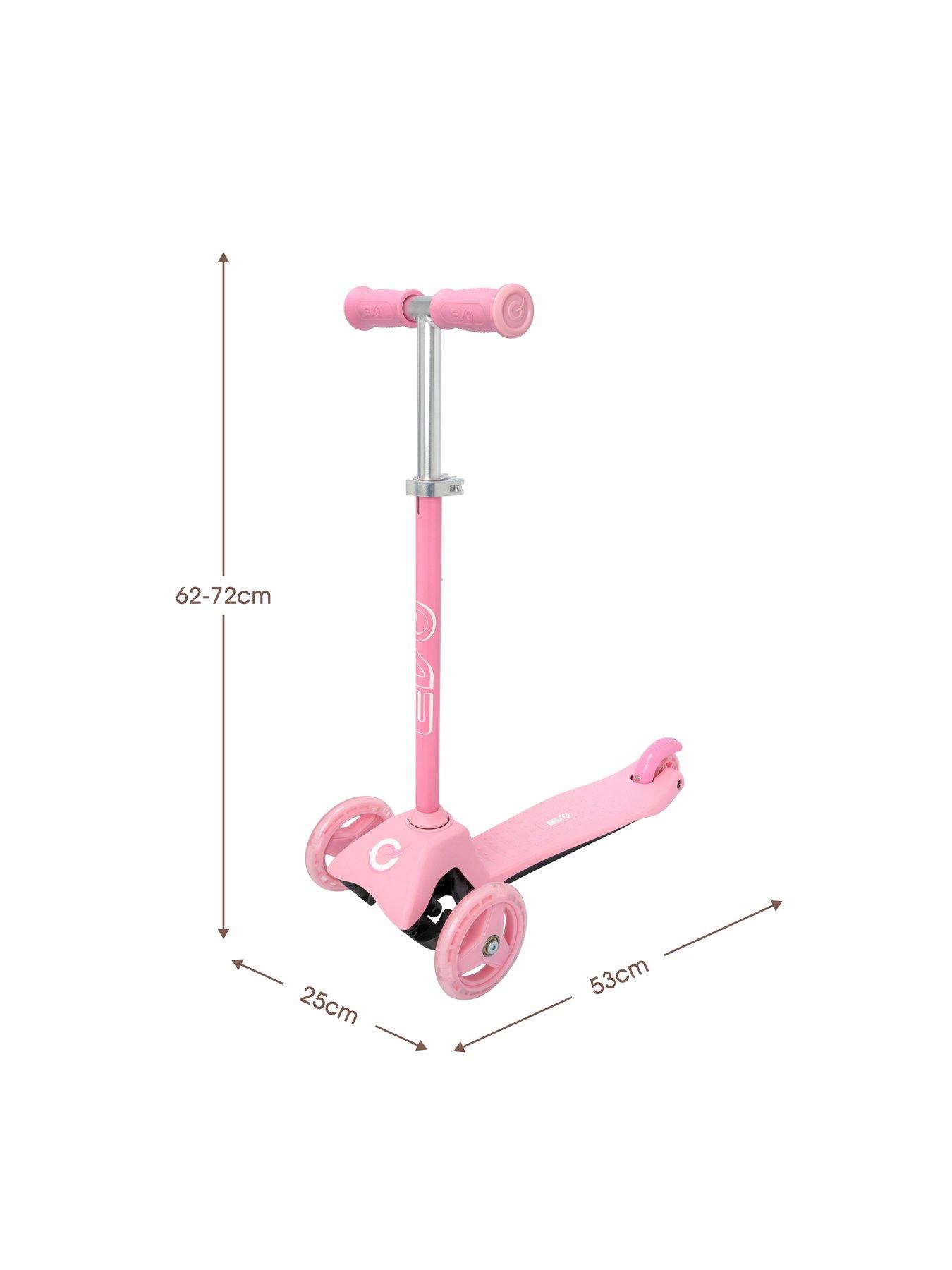  image of evo-mini-cruiser-tri-scooter-pink