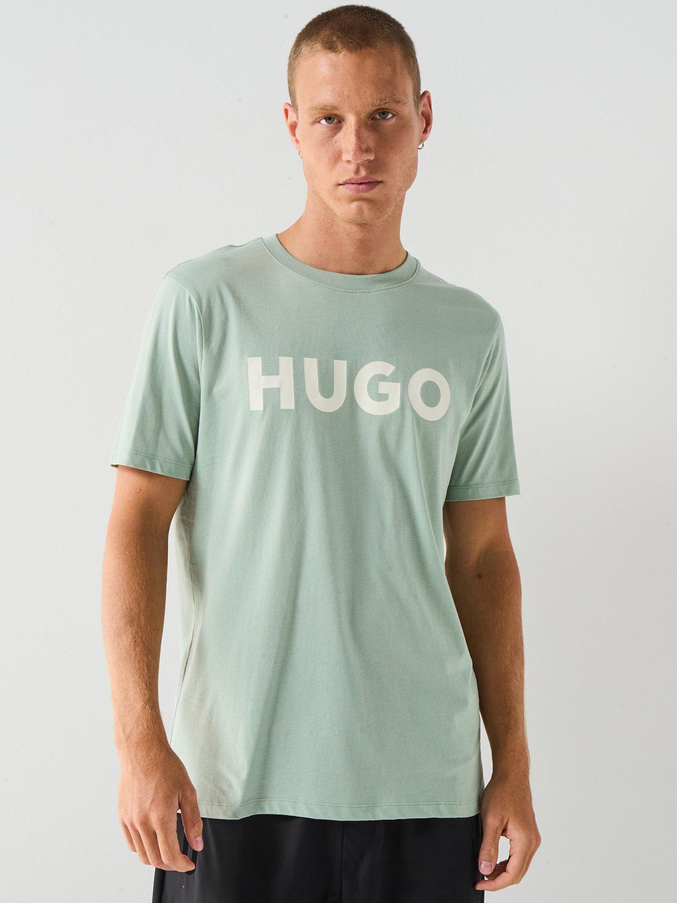  image of hugo-dulivio-regular-fit-t-shirt-green