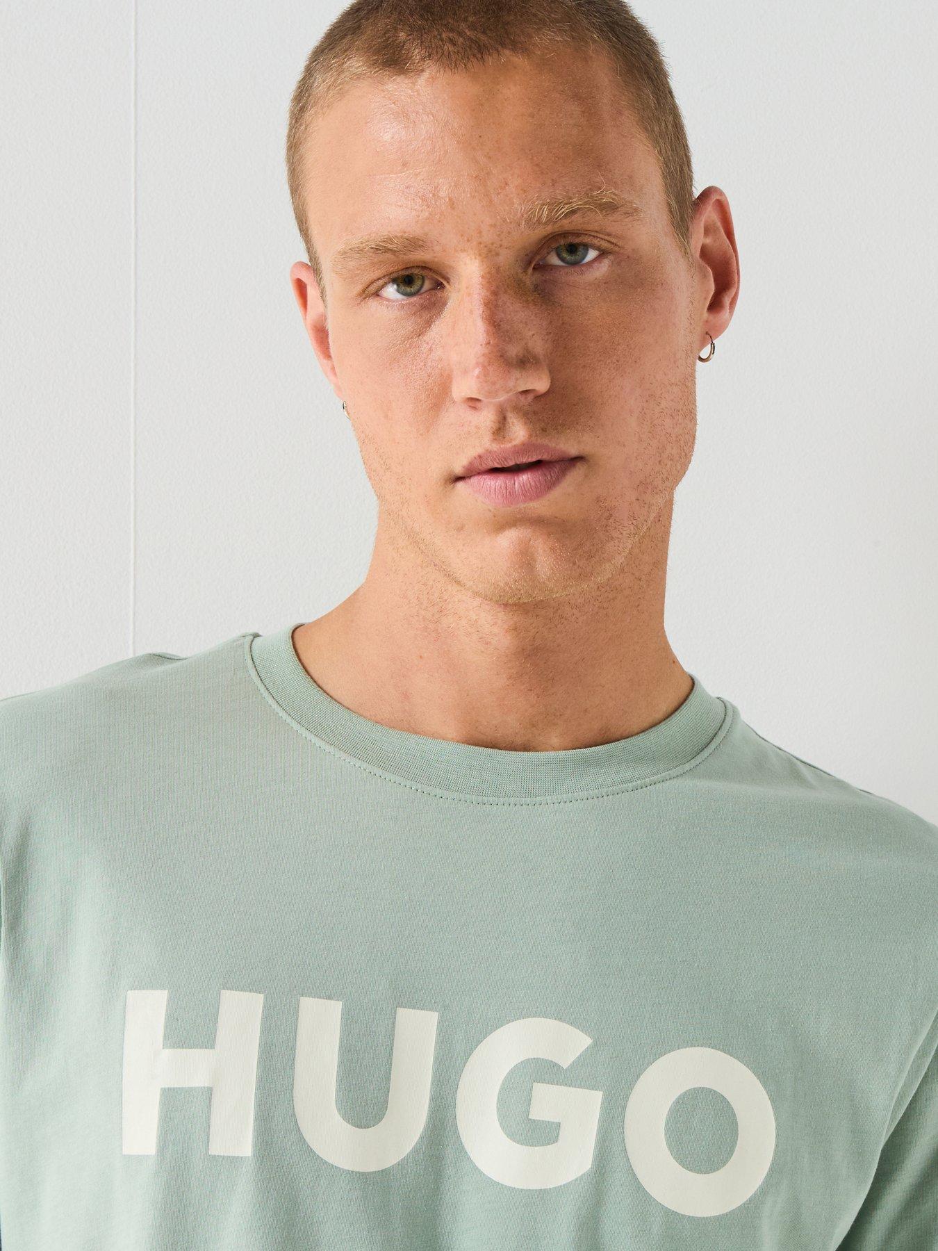  image of hugo-dulivio-regular-fit-t-shirt-green