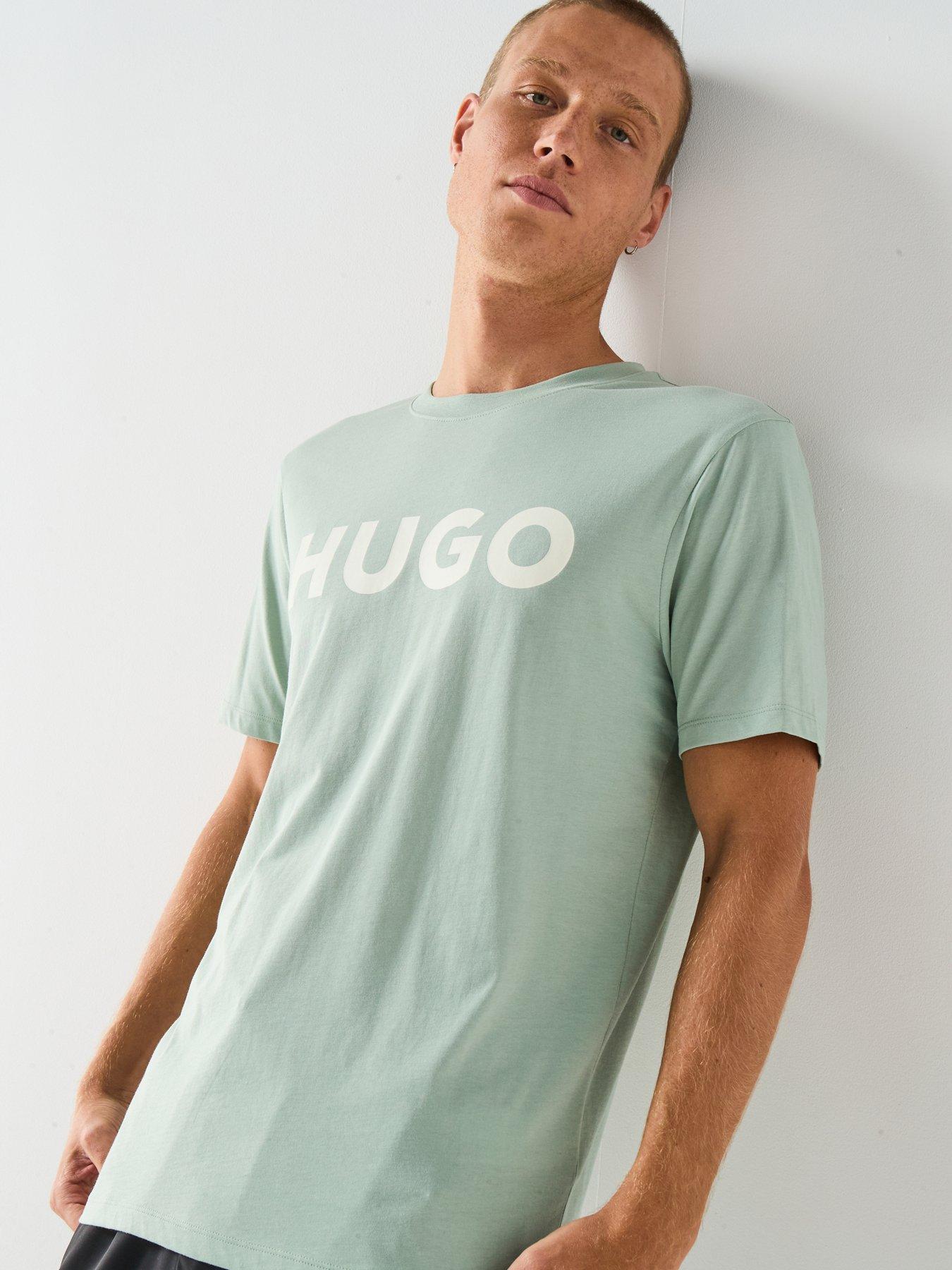 image of hugo-dulivio-regular-fit-t-shirt-green