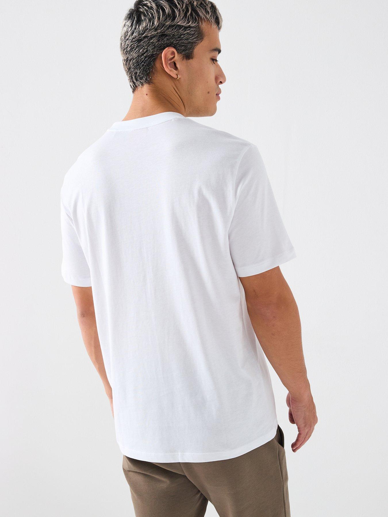 Image 2 of 6 of HUGO Didug Regular Fit T-Shirt - White