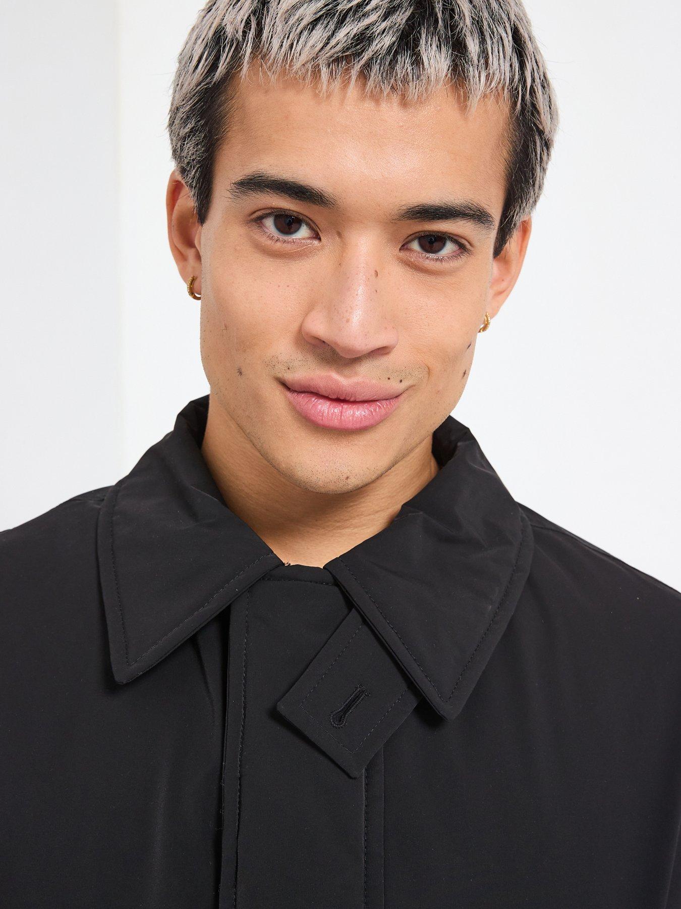 Image 6 of 6 of HUGO Bardo2541 Regular Fit Double Pocket Bomber Jacket - Black