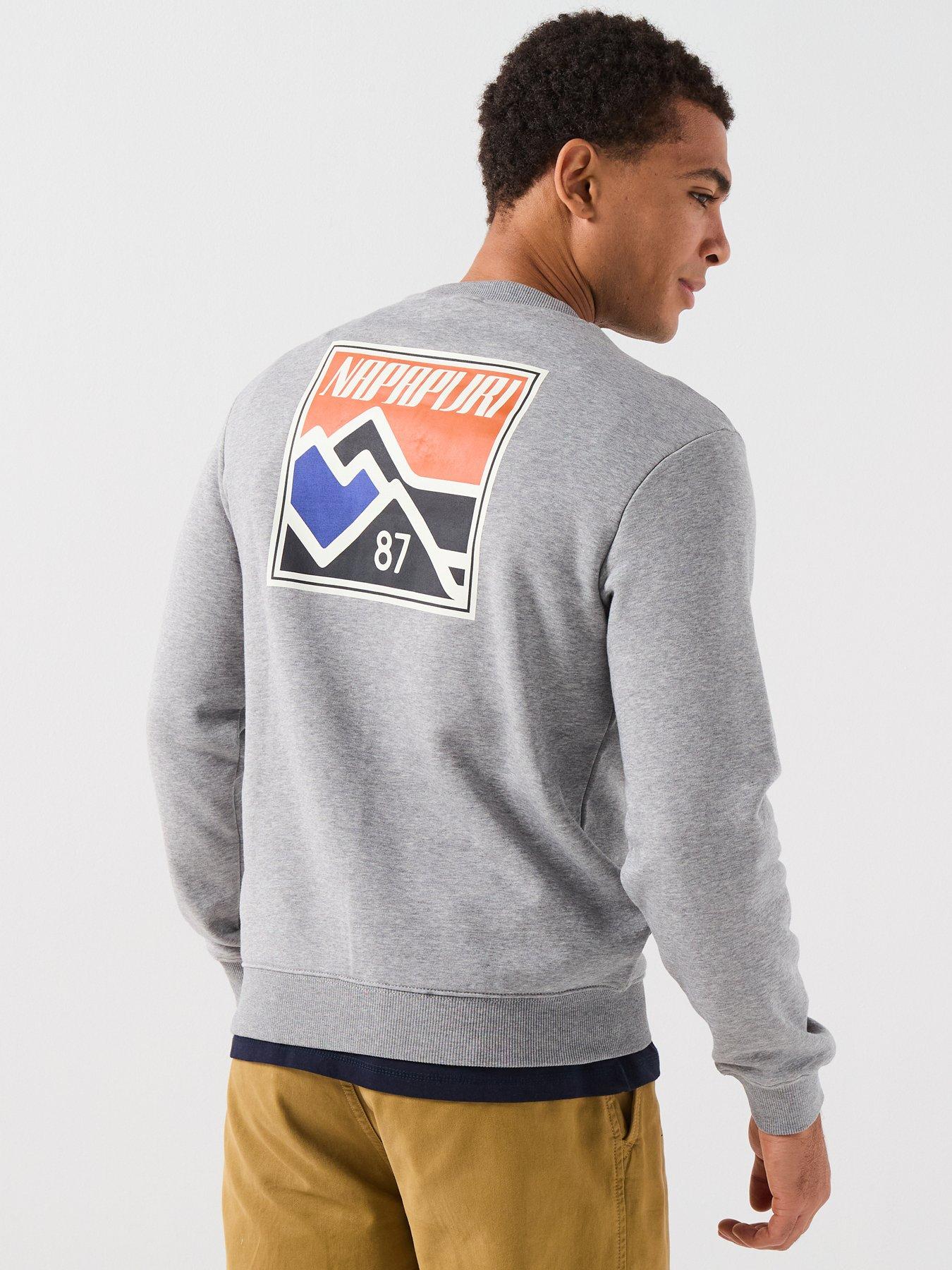 NAPAPIJRI Men's B-Guide Sweatshirt - Grey