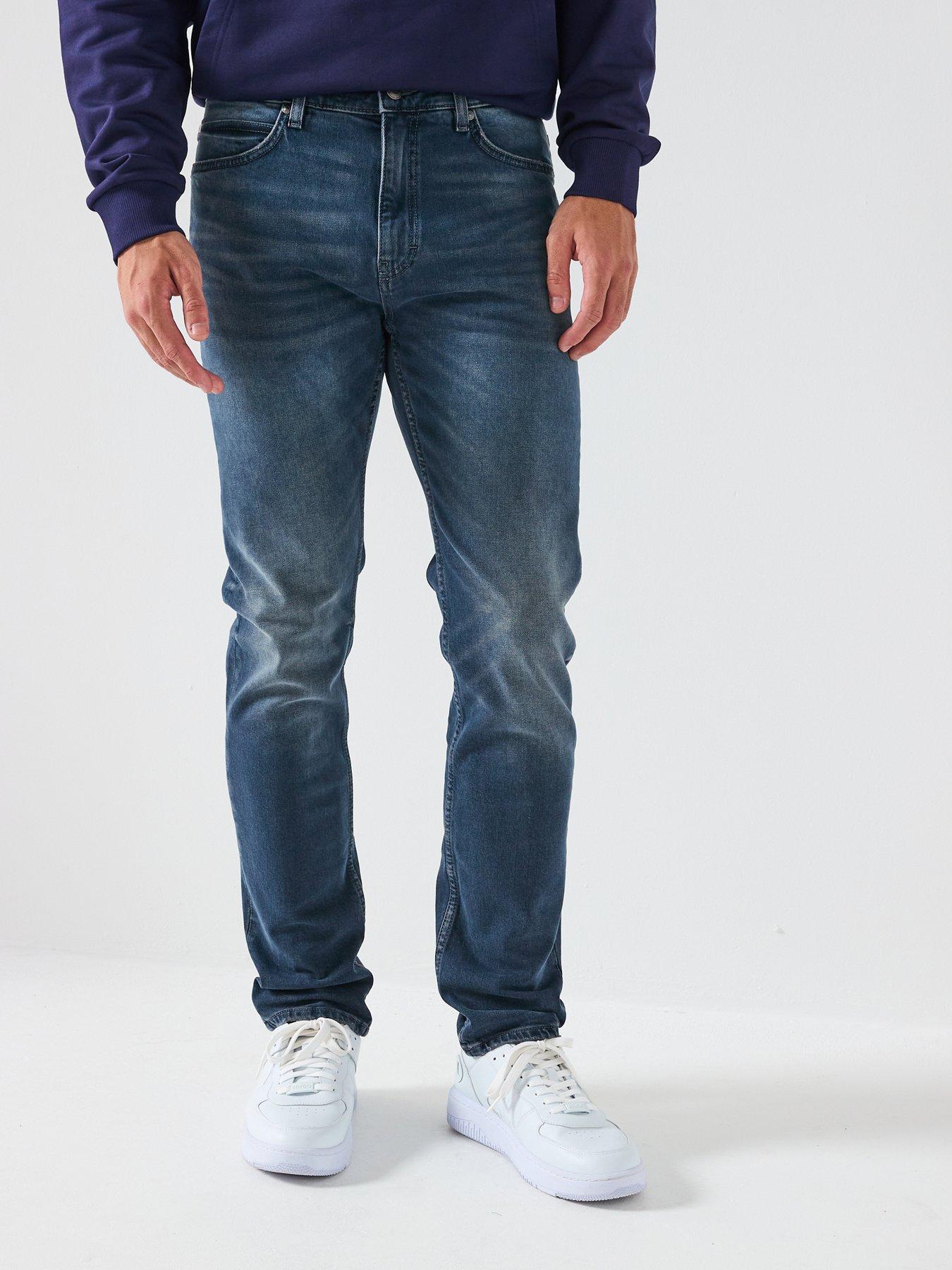 HUGO 708 Slim Fit Jeans - Medium Blue