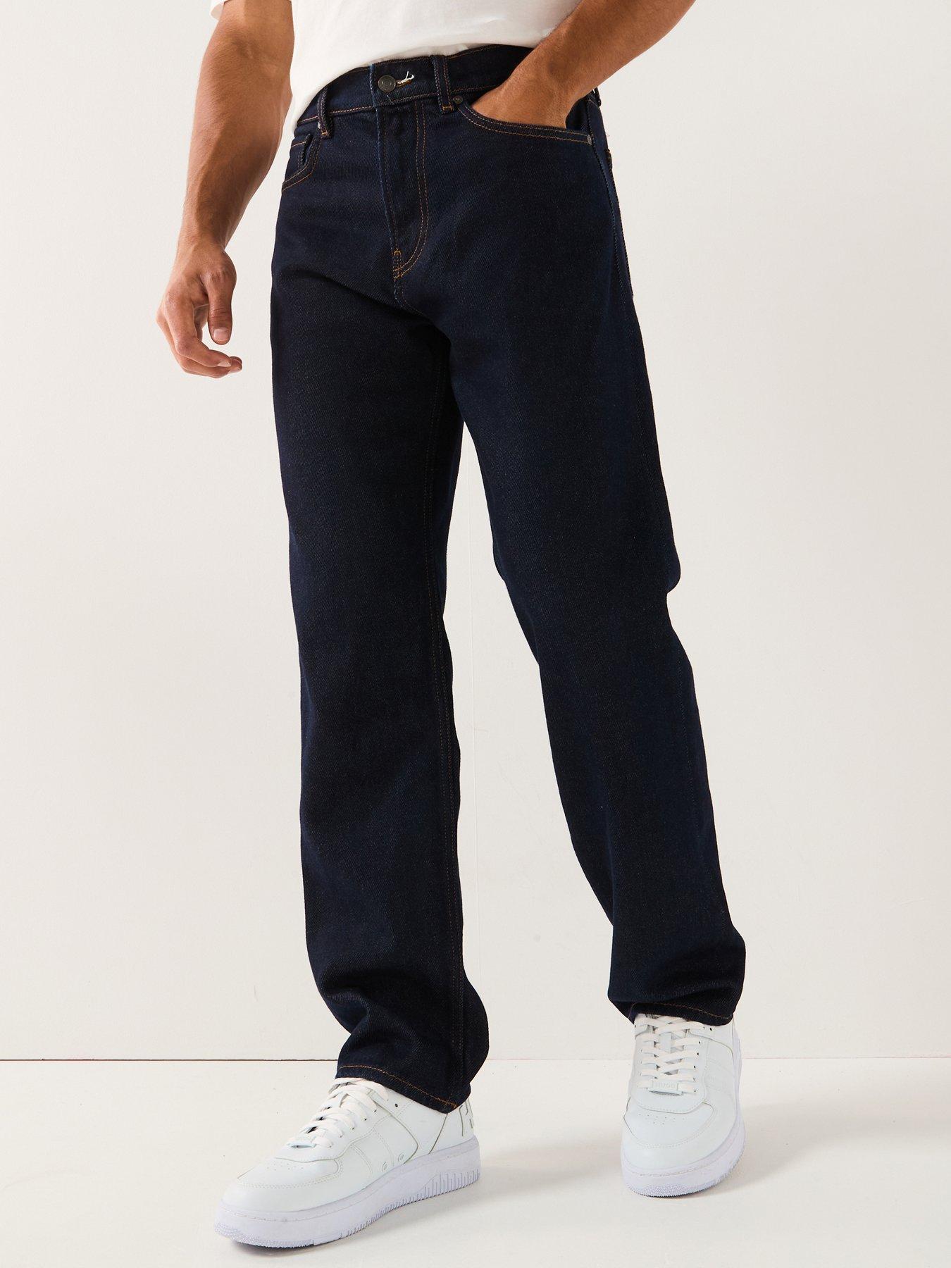 Image 1 of 5 of HUGO 840 Regular Fit Selvedge Jeans - Dark Blue
