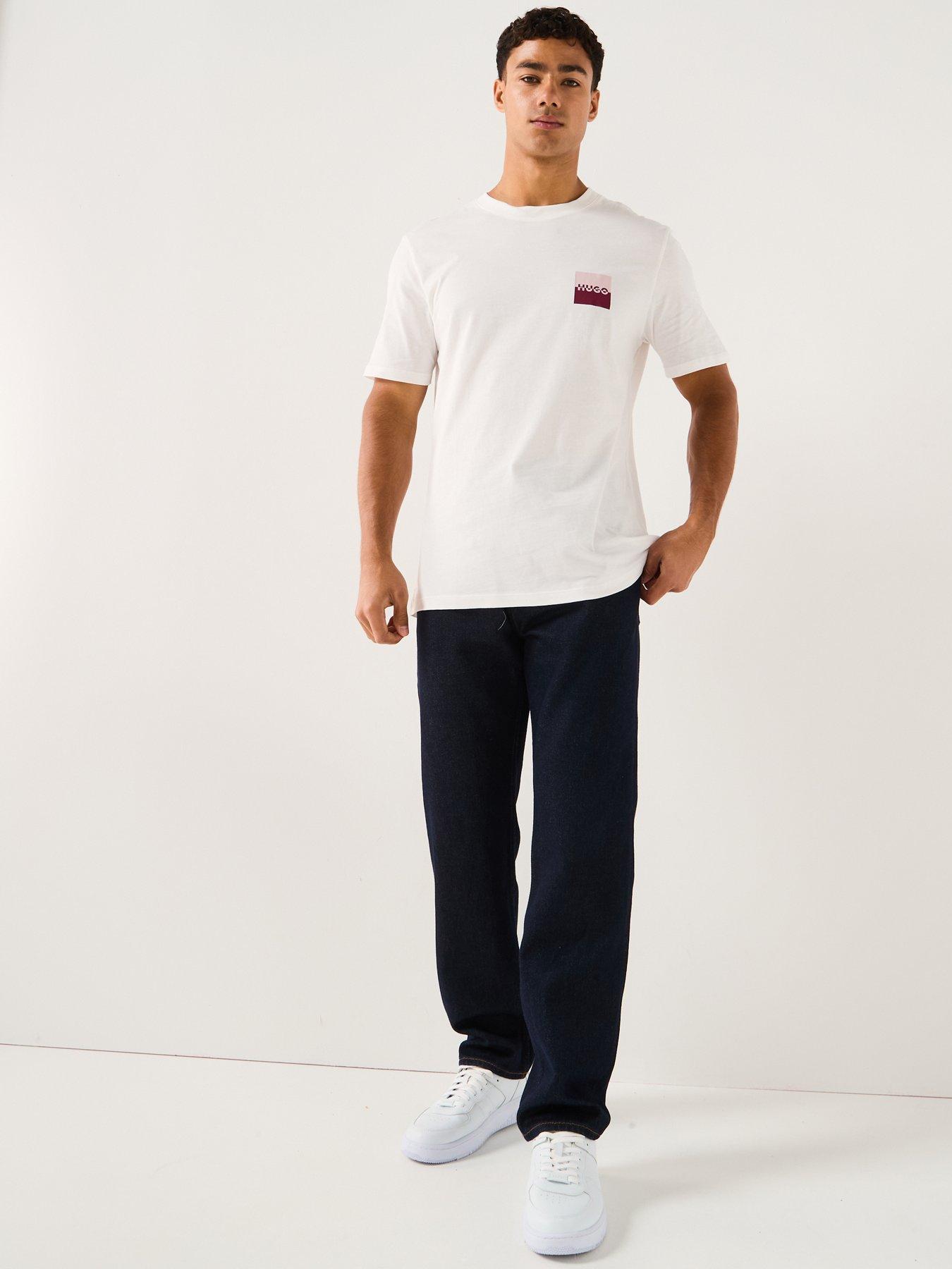 Image 3 of 5 of HUGO 840 Regular Fit Selvedge Jeans - Dark Blue