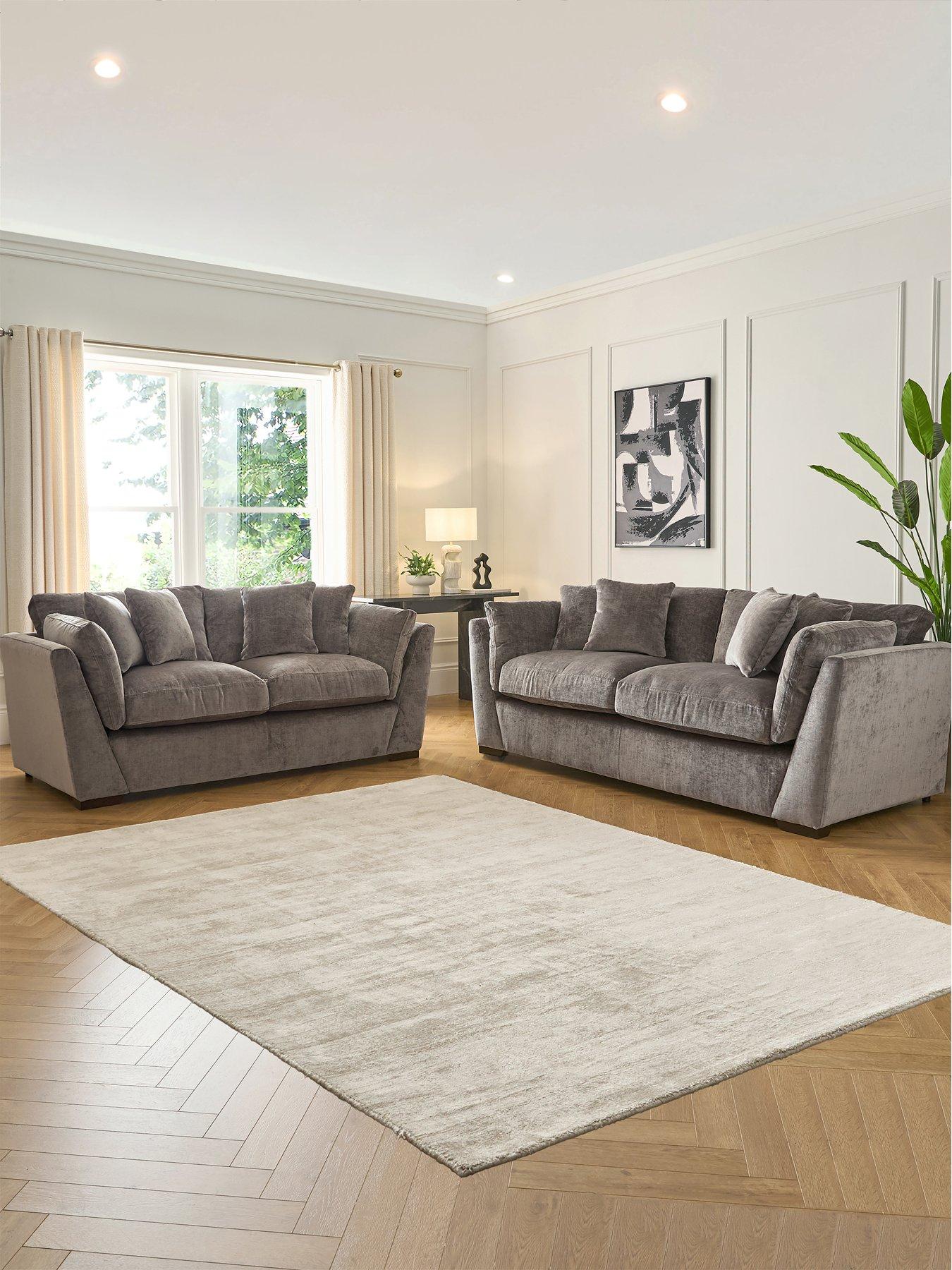 undefined Lansa 3 + 2 Seater Fabric Sofa Set (Buy  &  SAVE!) - Made to Order in the UK