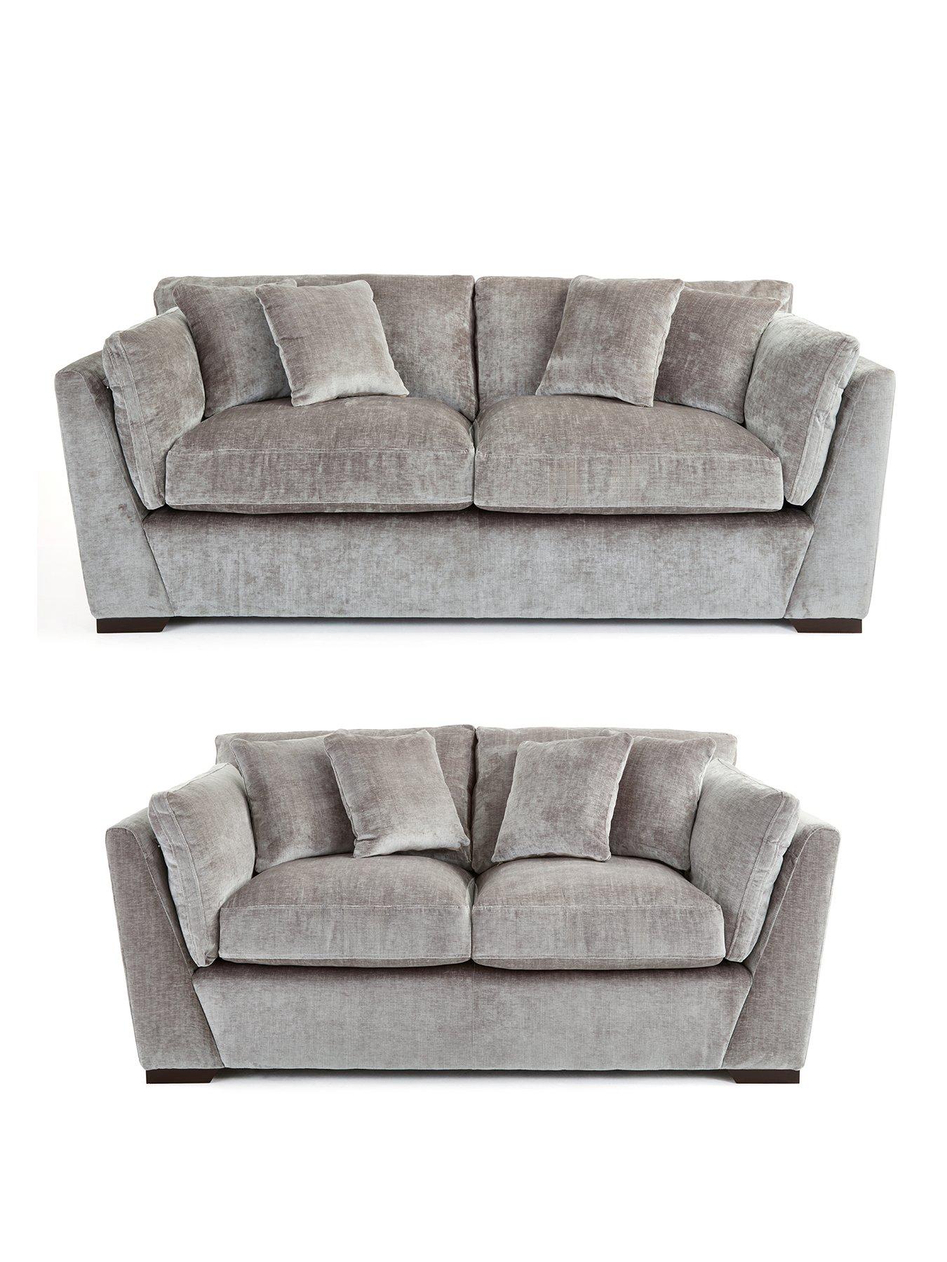 Image 2 of 7 of Very Home Lansa 3 + 2 Seater Fabric Sofa Set&nbsp;(Buy &amp; SAVE!)&nbsp;- Made to Order in the UK