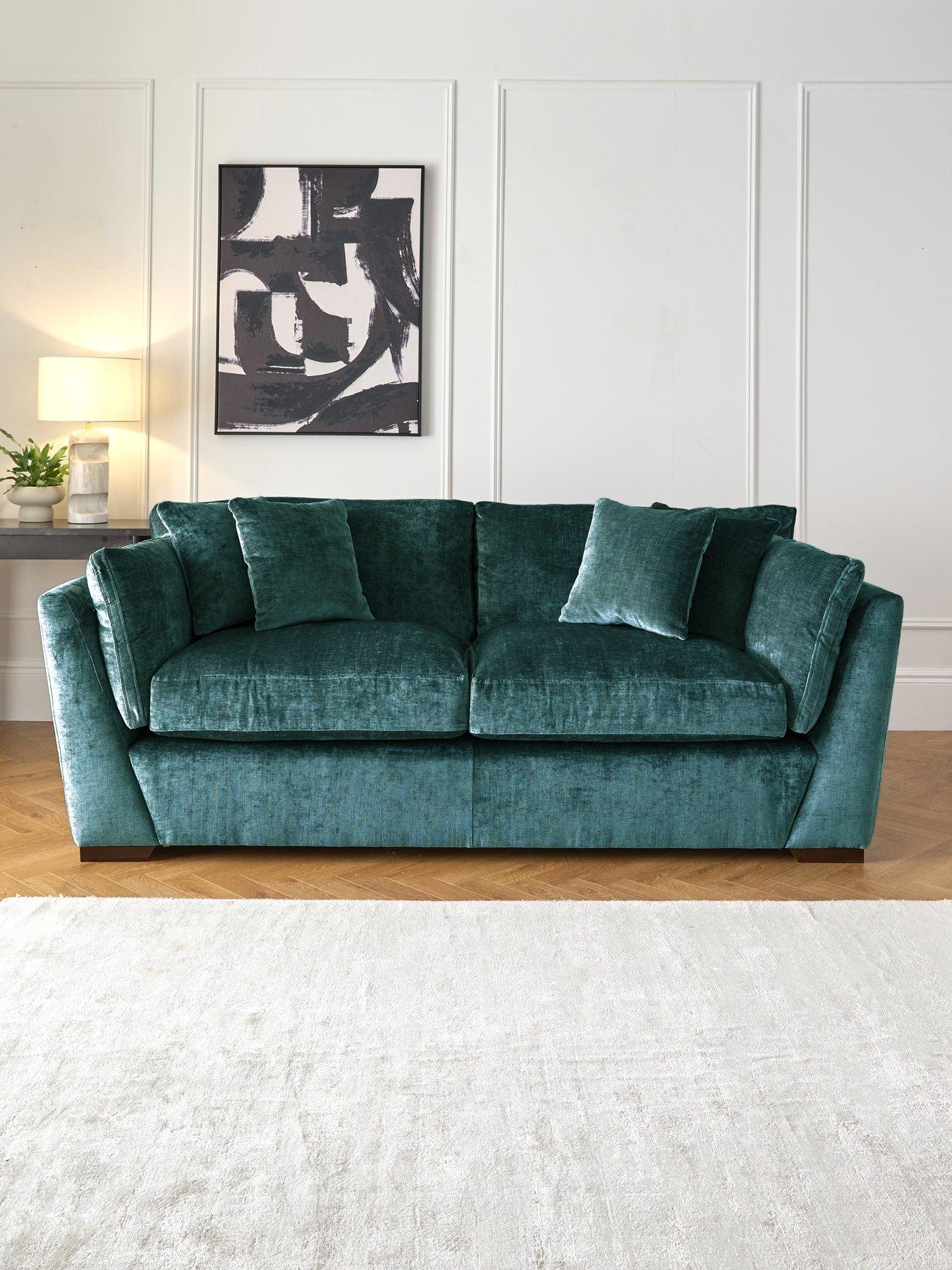 undefined Lansa 3 Seater Fabric Sofa - Made to Order in the UK