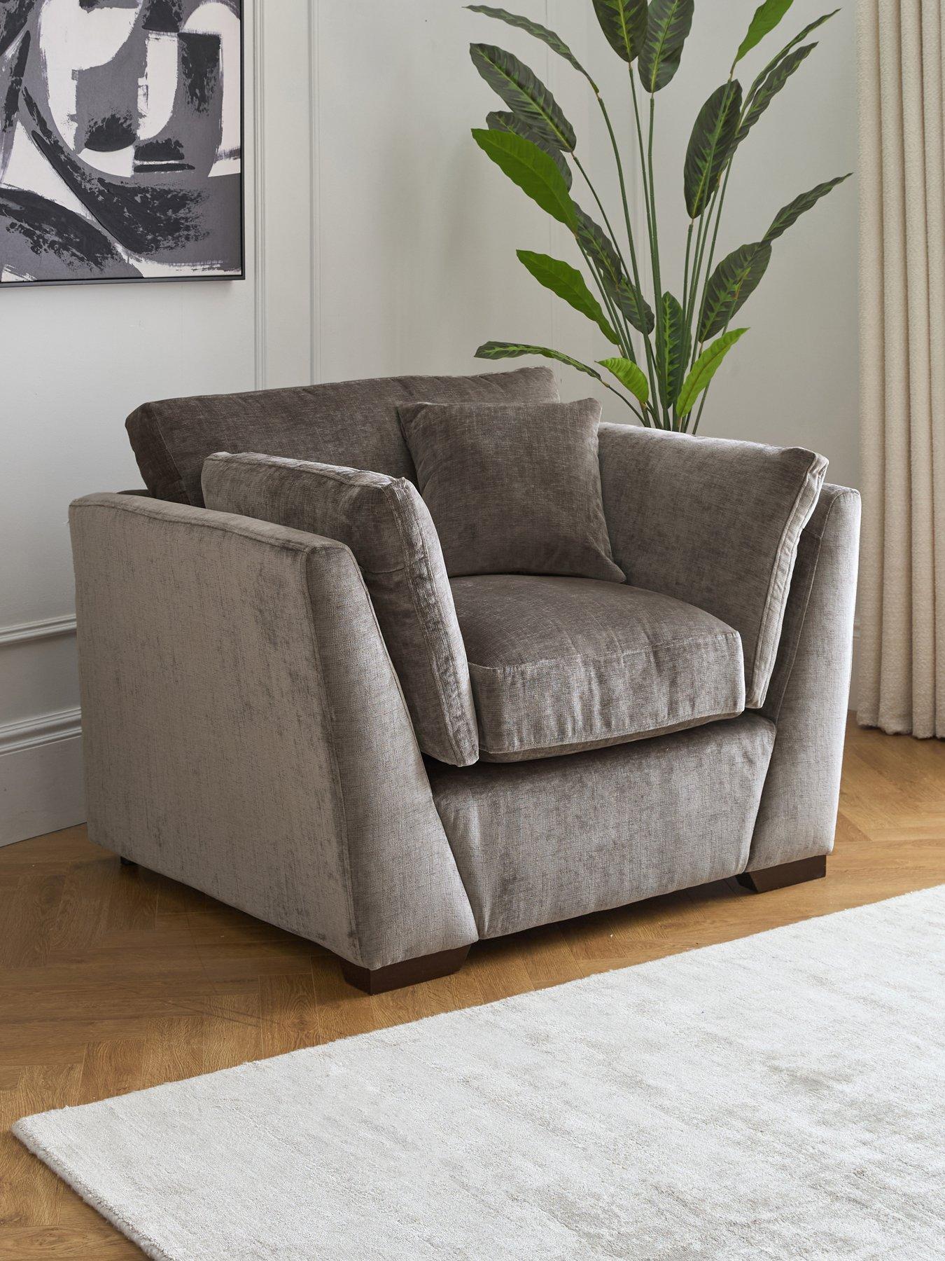 undefined Lansa Fabric Armchair - Made to Order in the UK