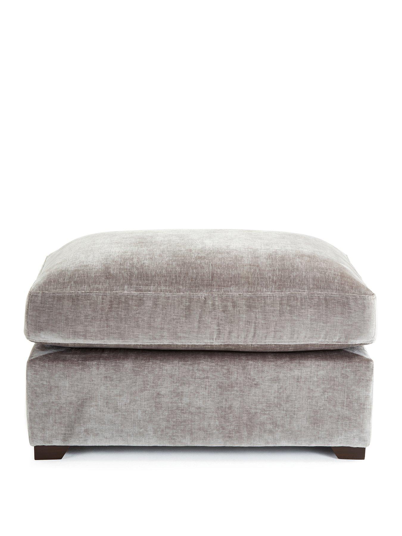 Image 2 of 5 of Very Home Lansa Fabric Large Footstool&nbsp;- Made to Order in the UK