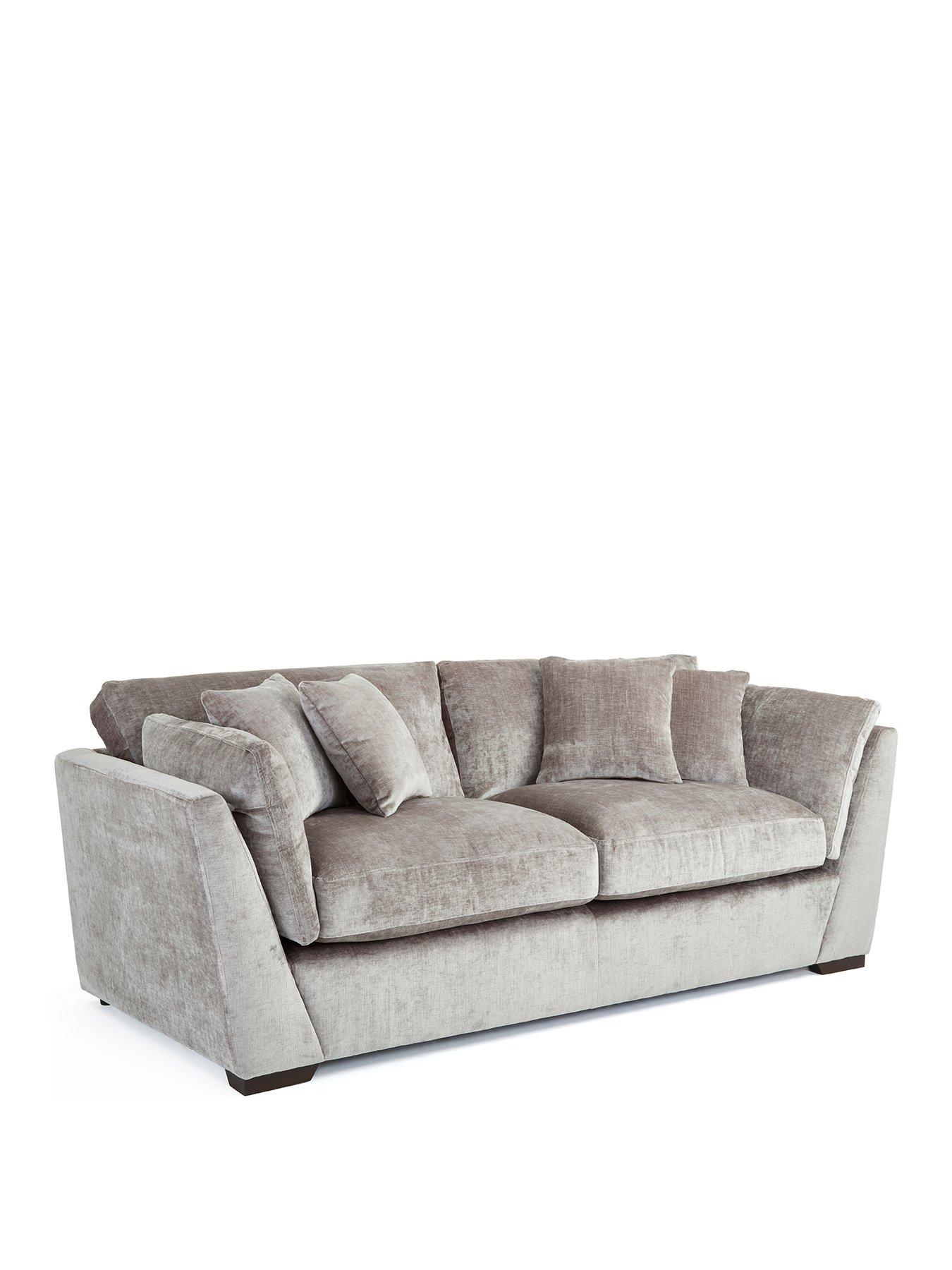 Image 3 of 7 of Very Home Lansa 3 Seater Fabric Sofa + Armchair Set (Buy &amp; SAVE!)&nbsp;- Made to Order in the UK