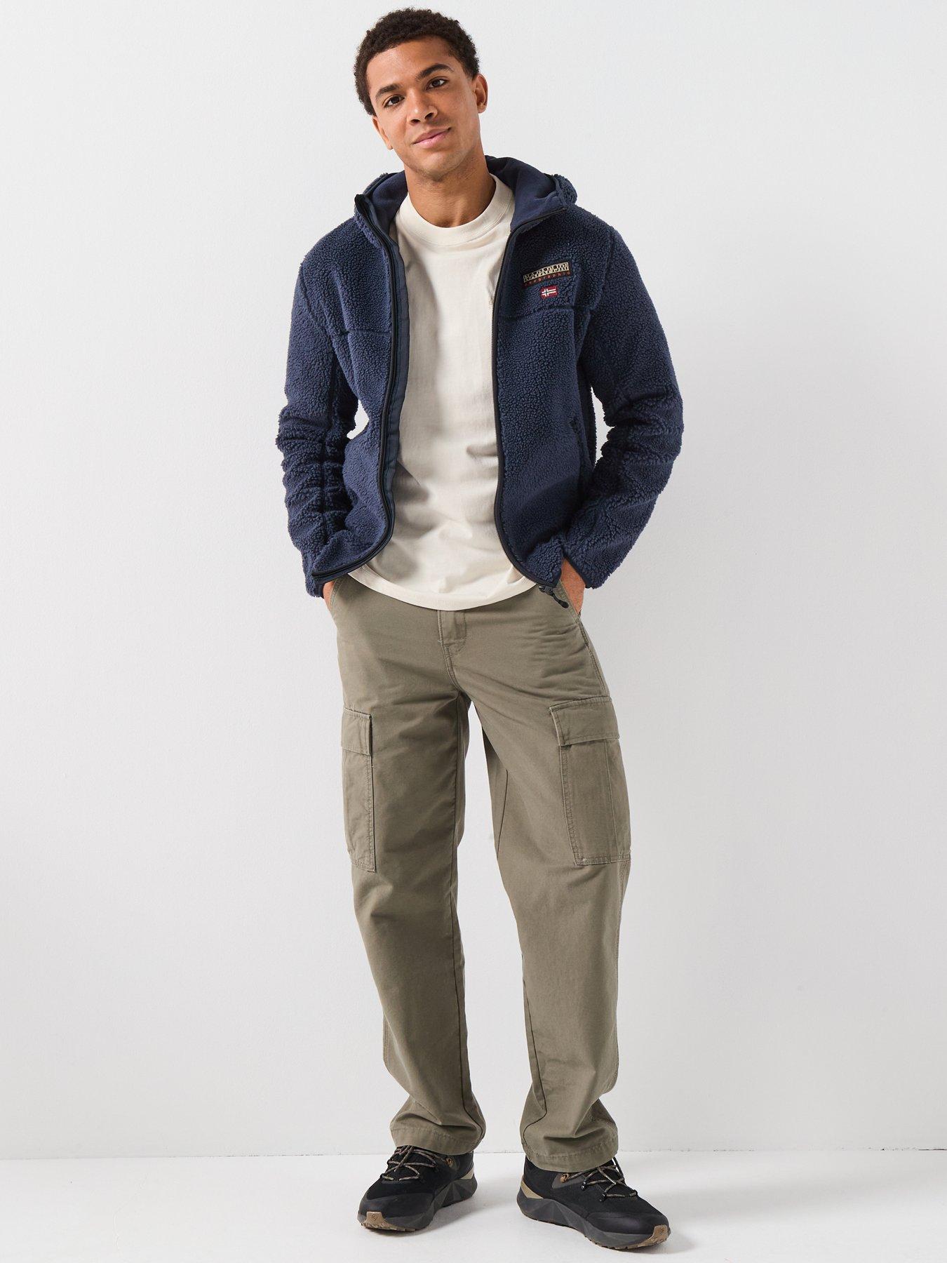  image of napapijri-mens-t-tynik-fleece-blue