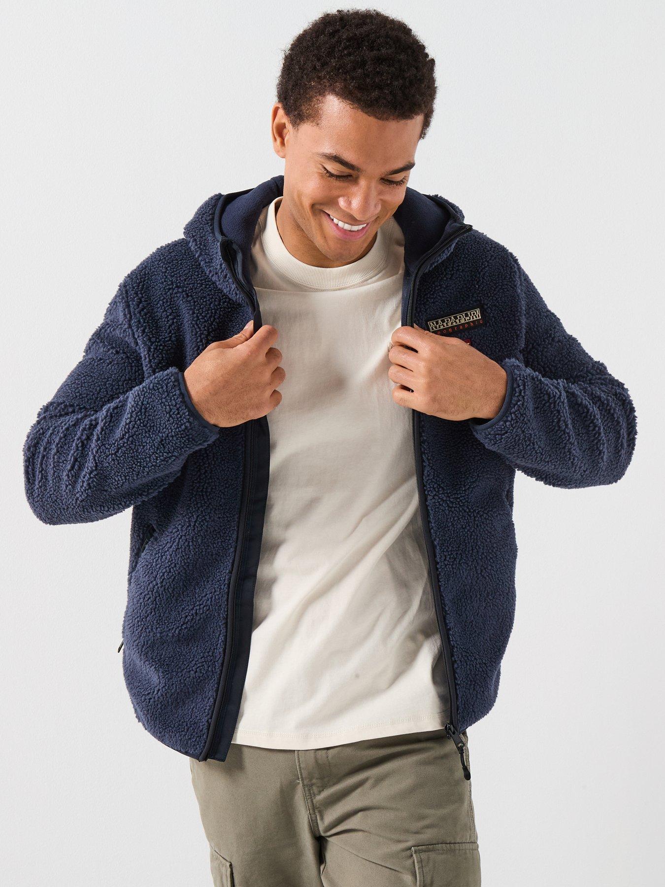  image of napapijri-mens-t-tynik-fleece-blue