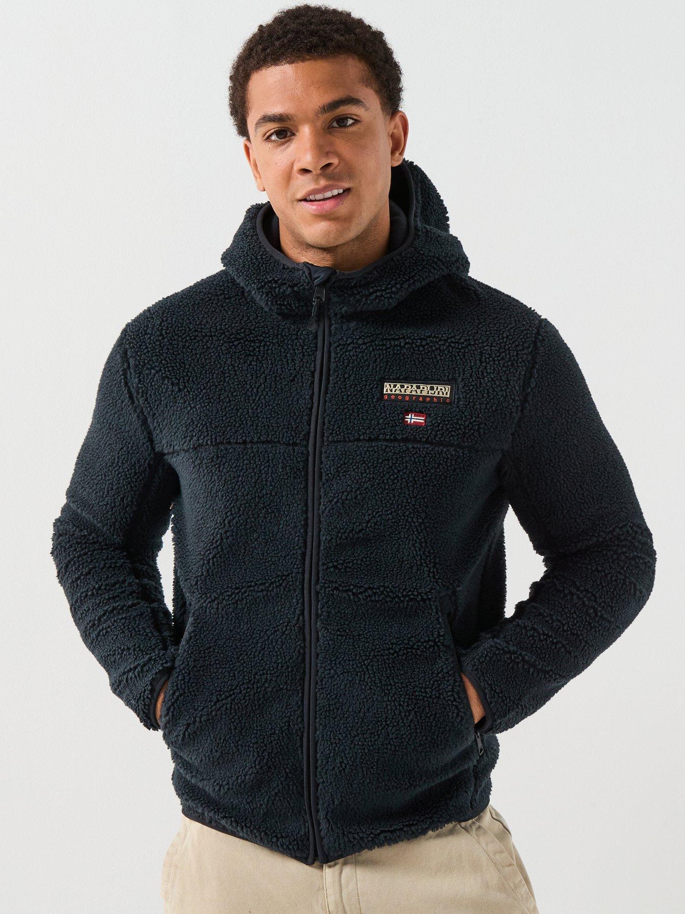  image of napapijri-mens-t-tynik-fleece-black