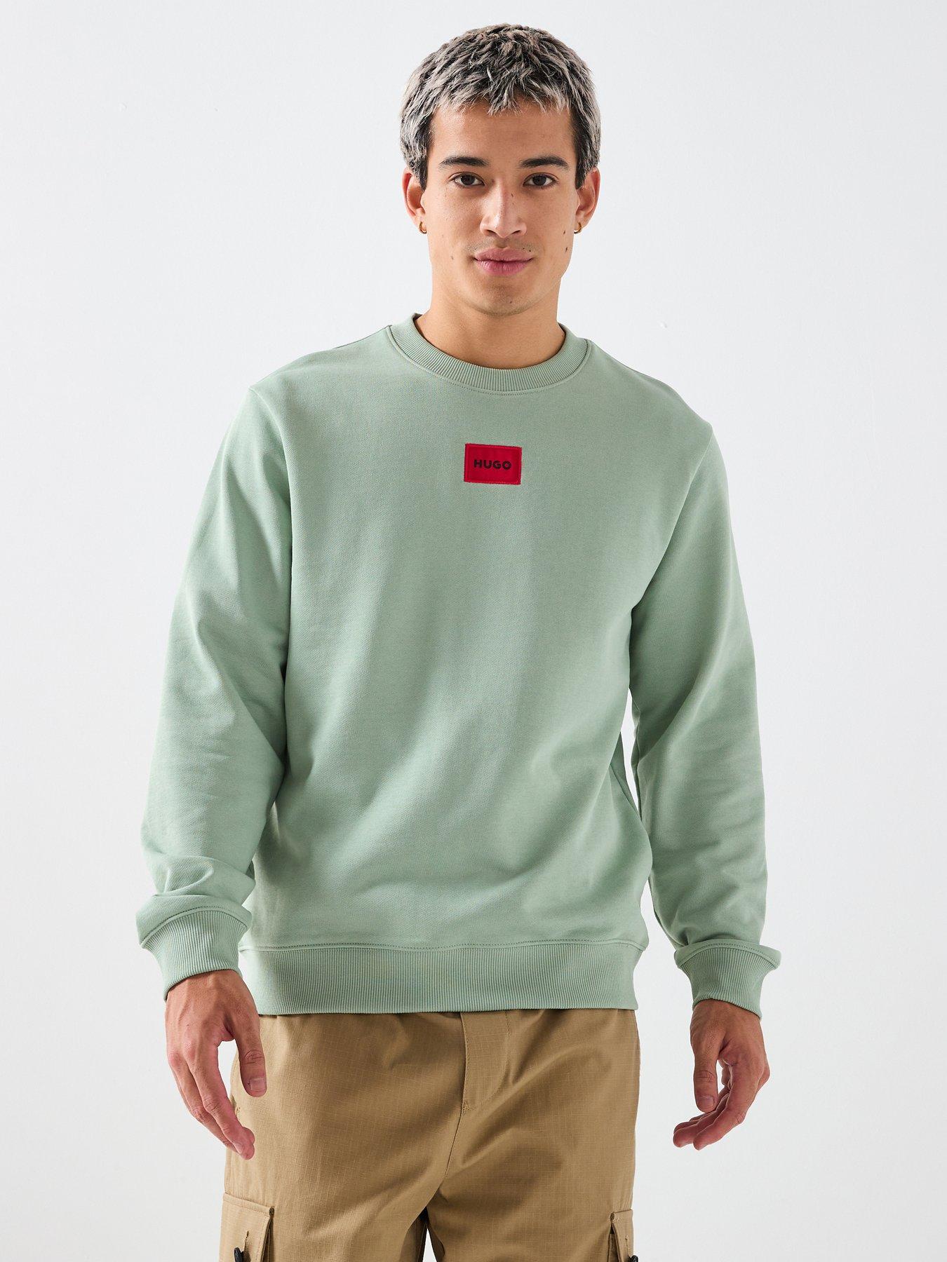 undefined Hugo Diragol212 Regular Fit Crew Sweat - Green