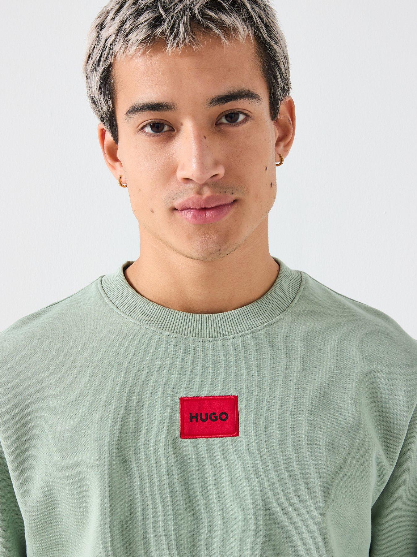 Image 4 of 4 of HUGO Diragol212 Regular Fit Crew Sweatshirt - Green