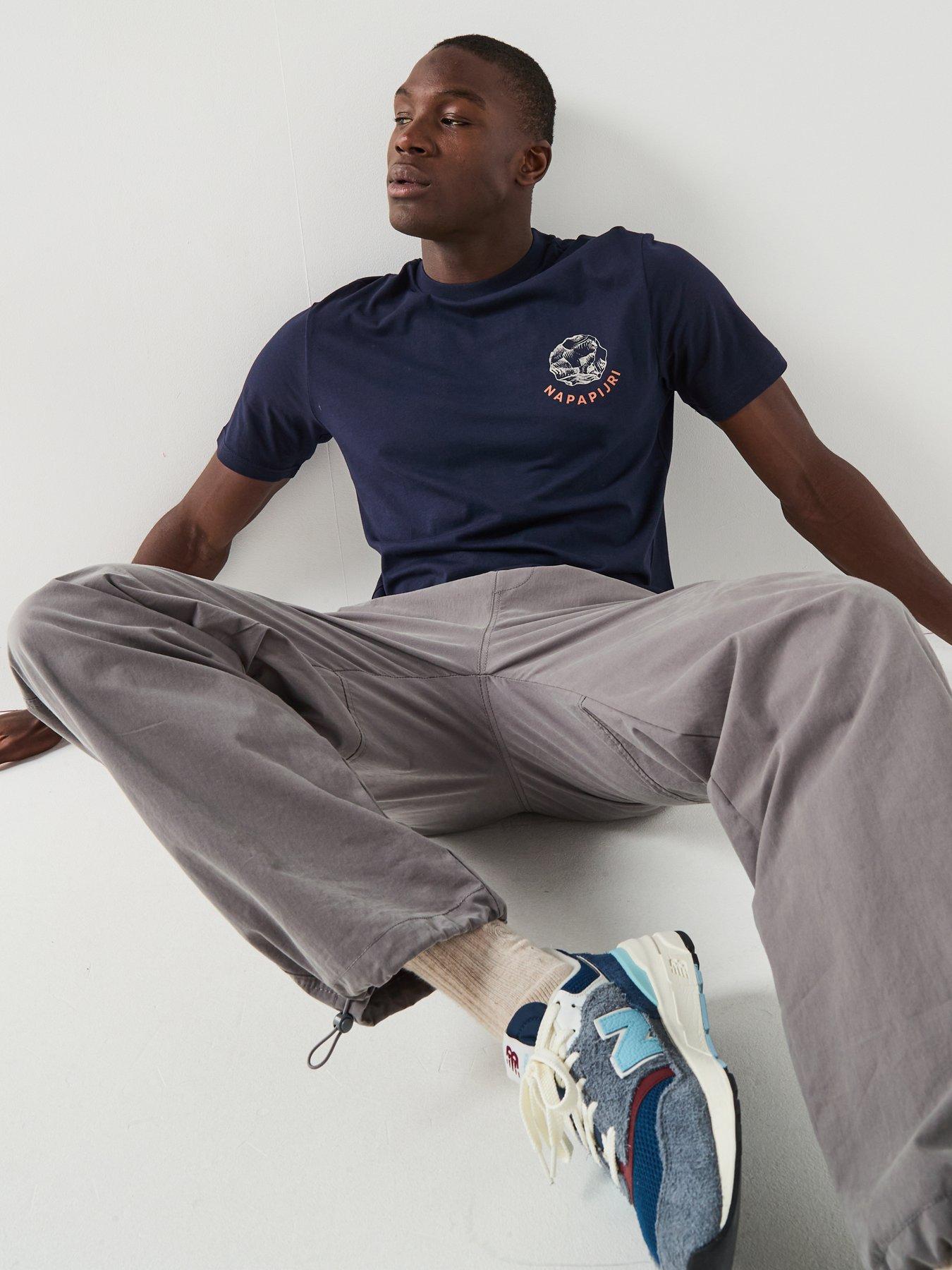 Image 6 of 6 of NAPAPIJRI Men's S-Yukis T-Shirt - Blue