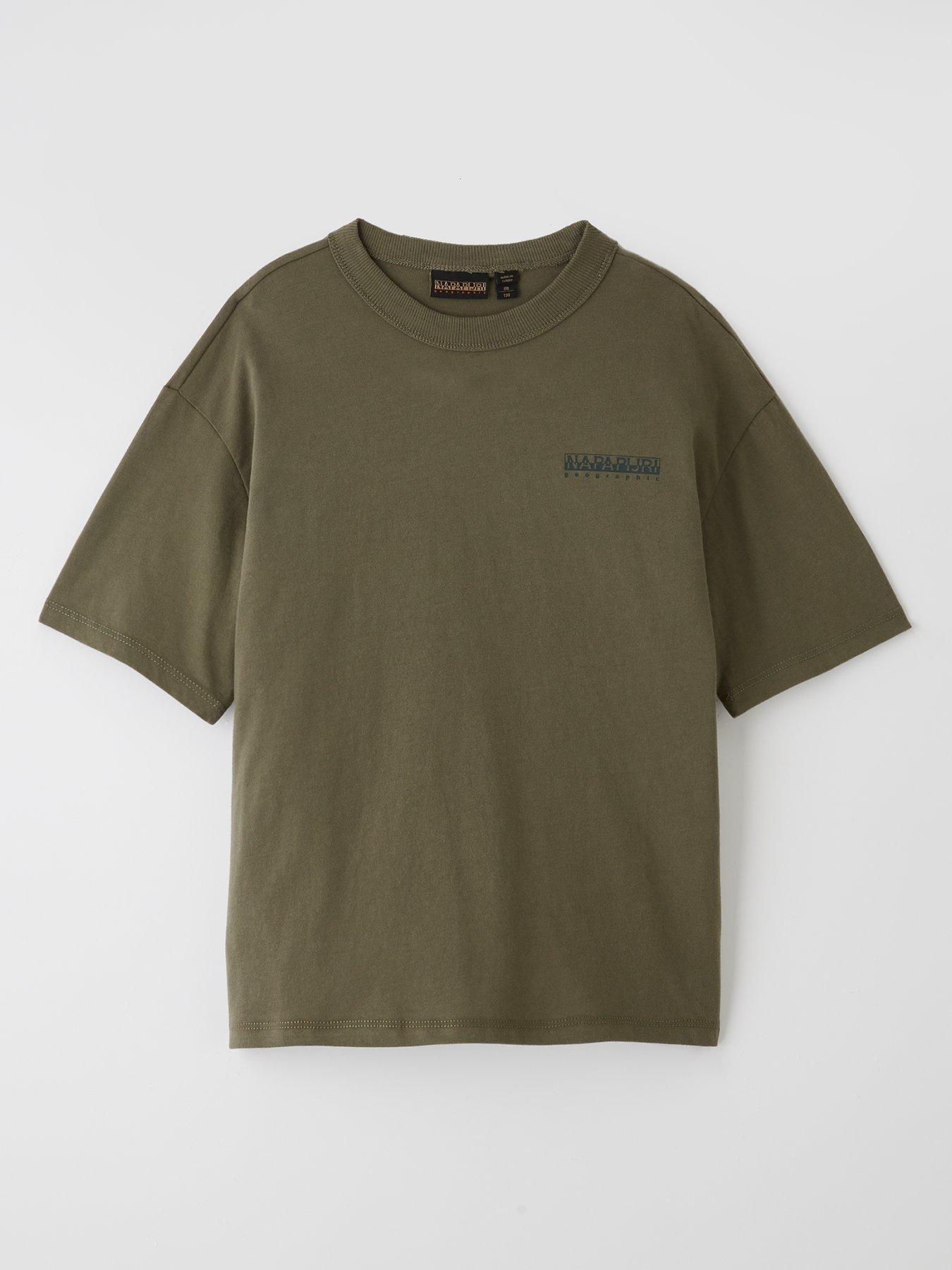 Image 1 of 4 of NAPAPIJRI Kids Unisex S-AHR T-Shirt - Green