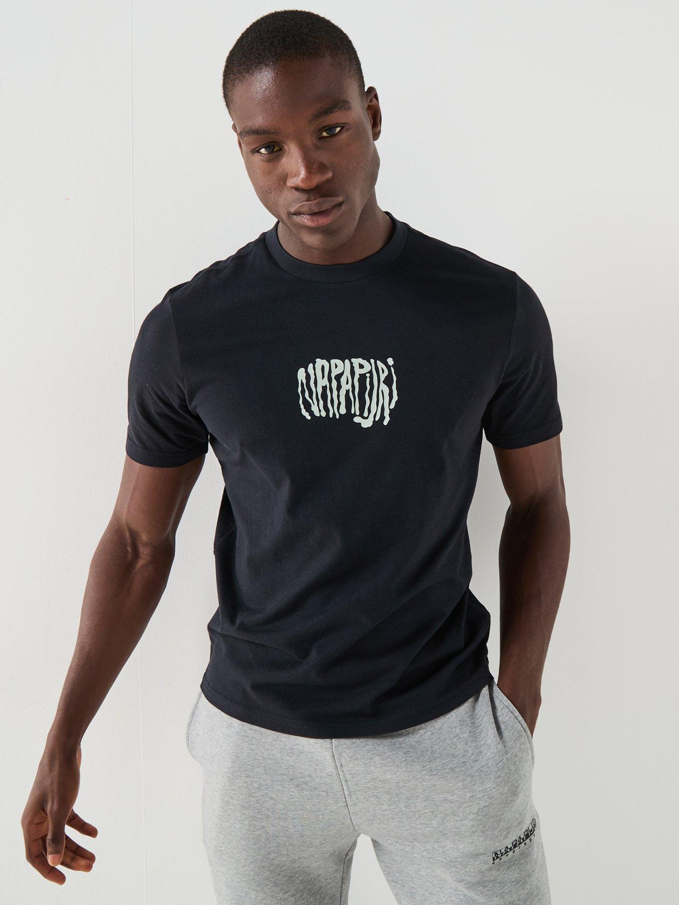 Image 5 of 6 of NAPAPIJRI Men's S-Yukis T-Shirt - Black