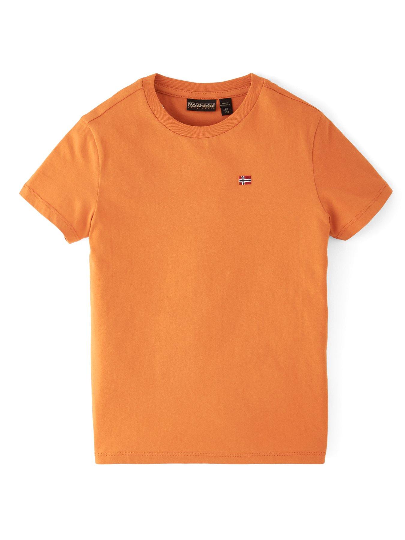 napapijri-kids-unisex-salis-t-shirt-orange