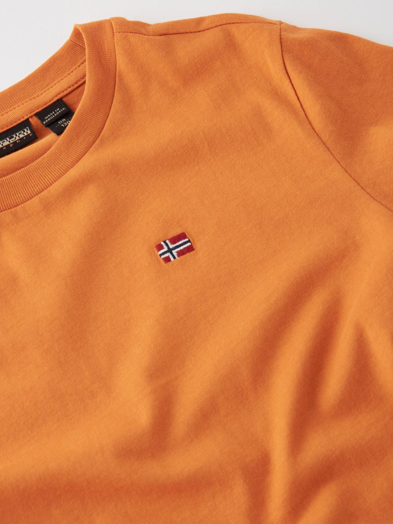 Image 3 of 4 of NAPAPIJRI Kids Unisex Salis T-Shirt - Orange
