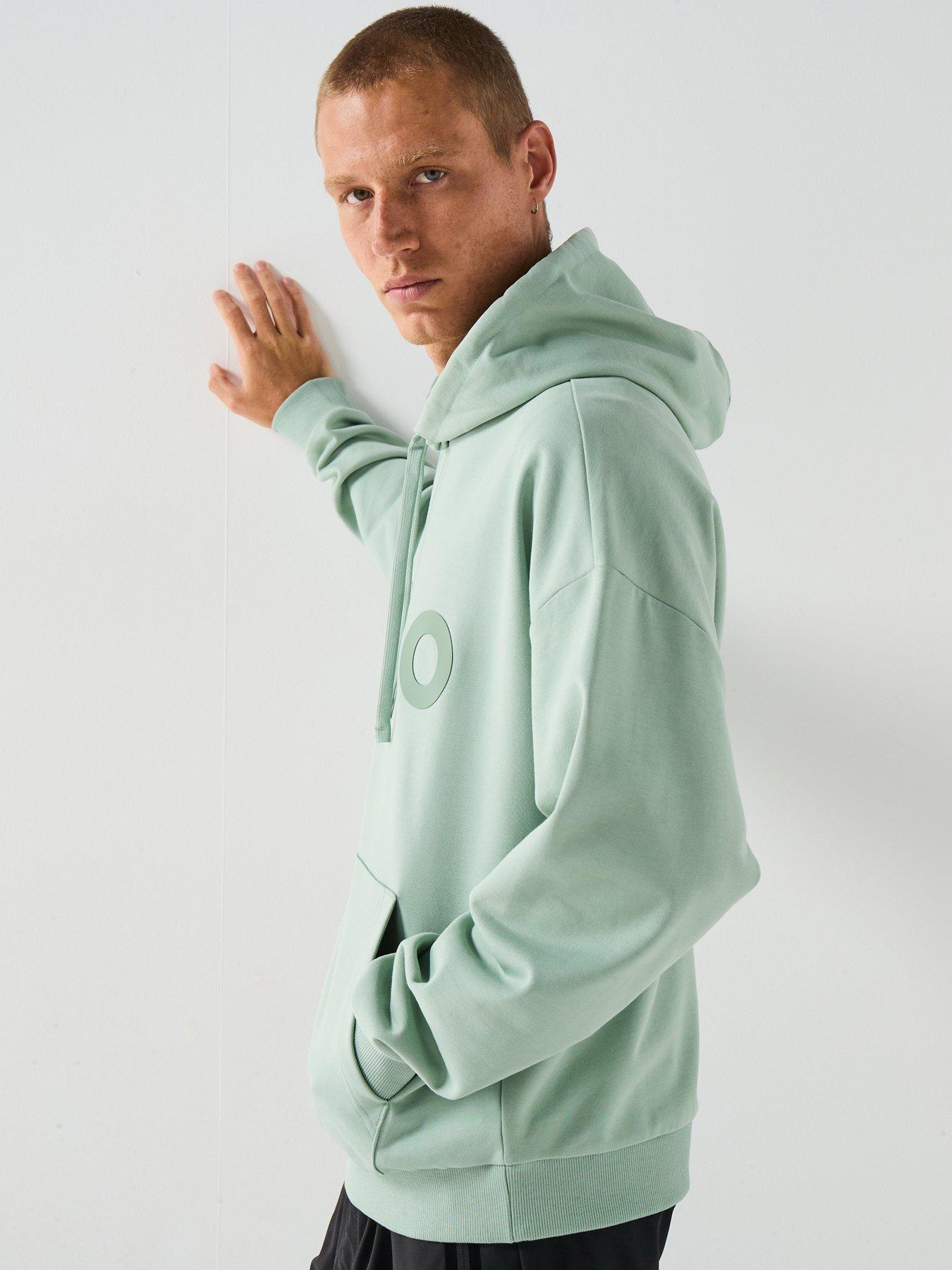 Image 6 of 6 of HUGO Ditchie Oversized Tonal Logo Hoodie - Green