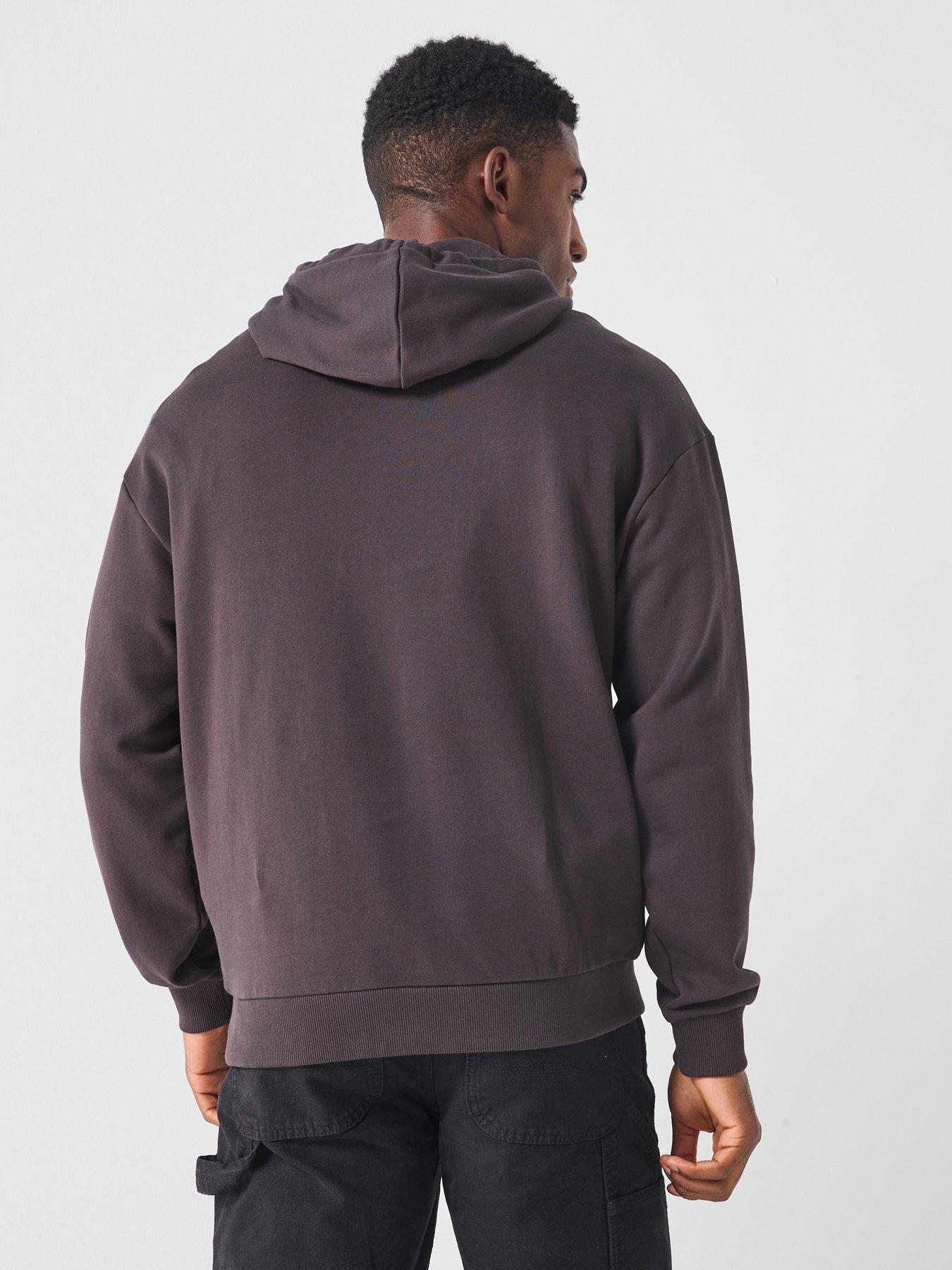 Image 2 of 6 of HUGO Doverlohood Racing Bulls Relaxed Fit Crew Sweat - Brown
