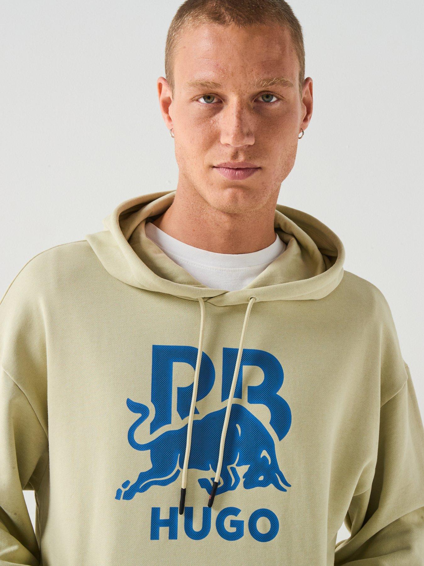  image of hugo-doverlohood-racing-bulls-relaxed-fit-crew-sweat-beige