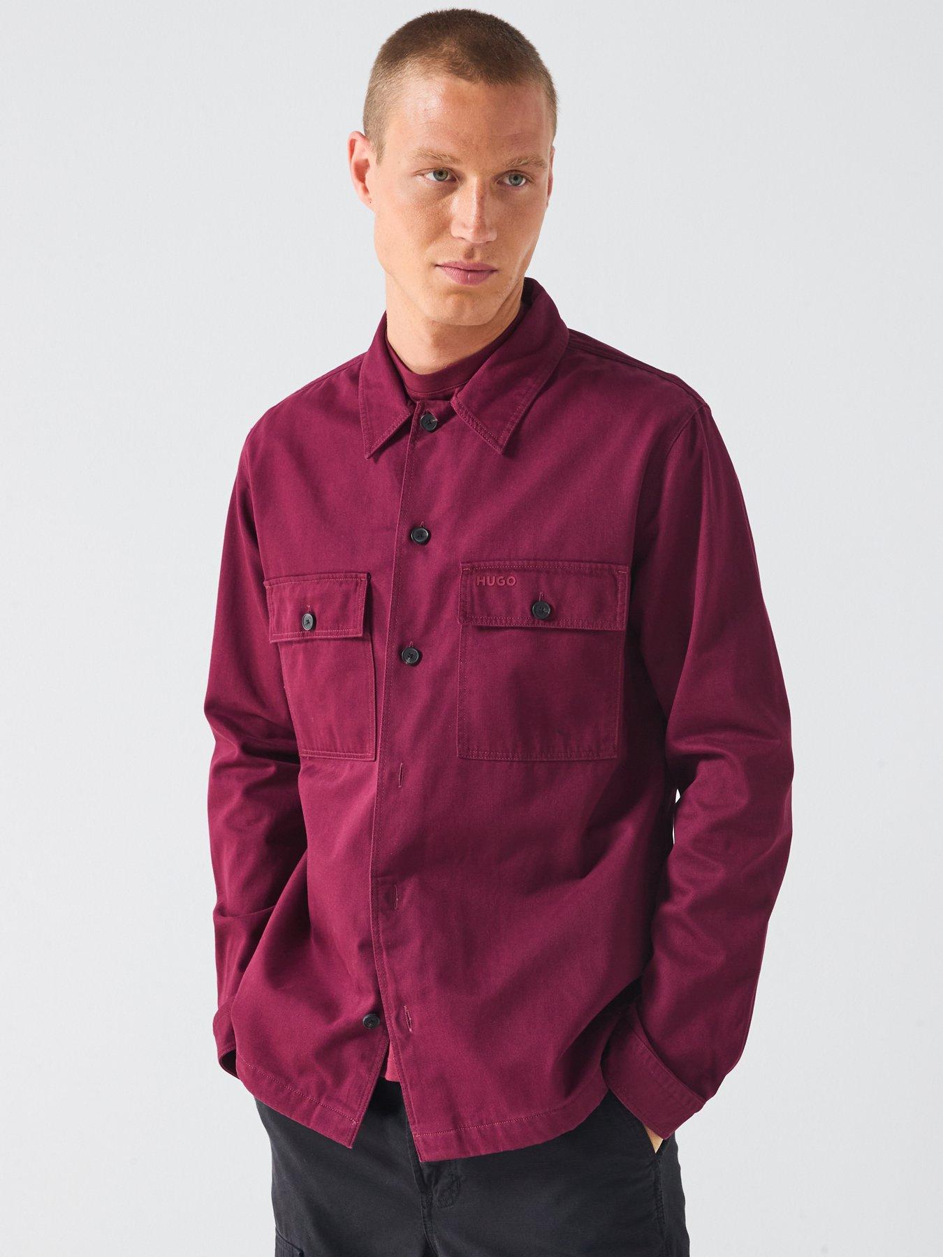 undefined Epoldo Canvas Overshirt - Dark Red
