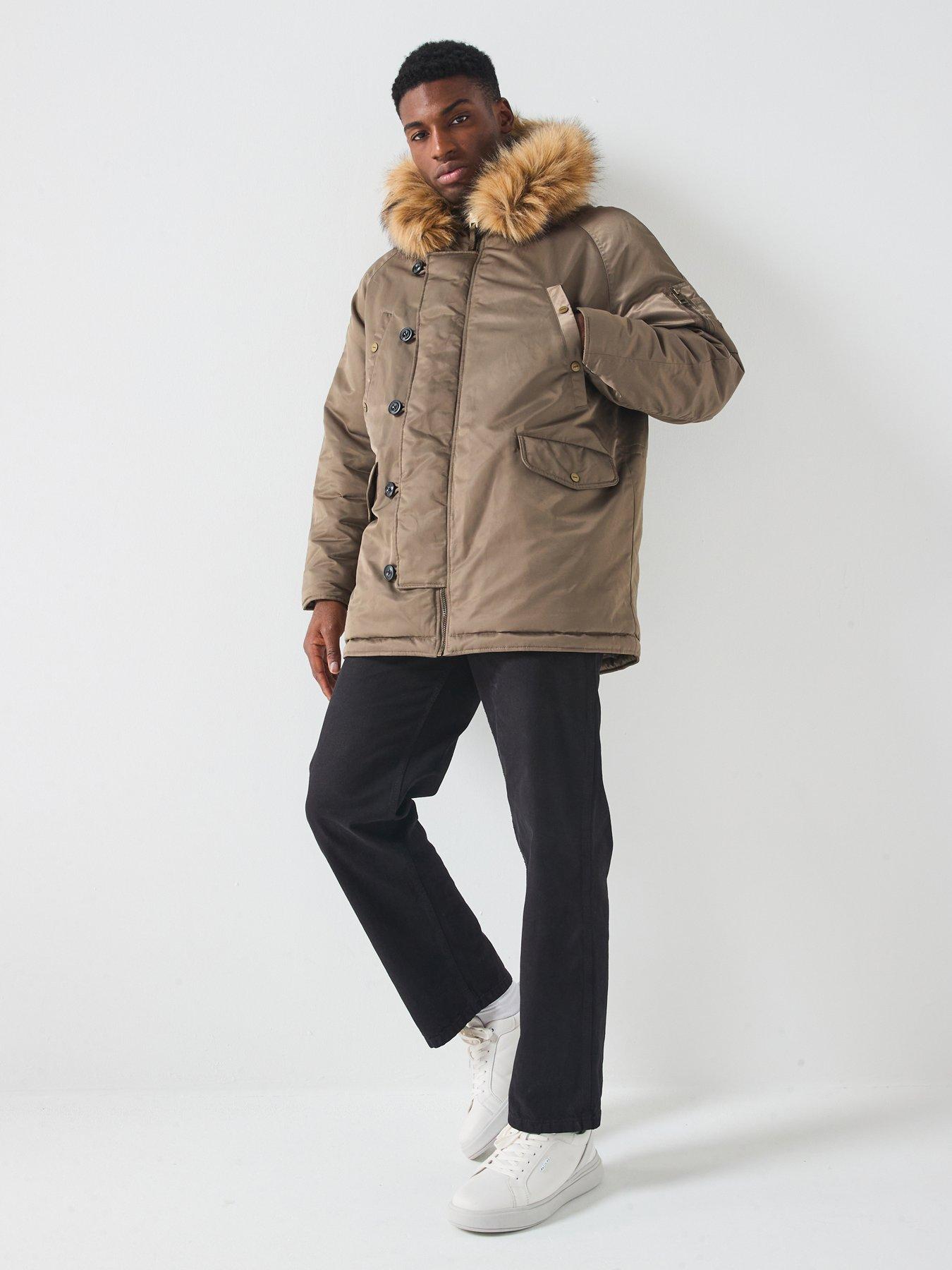 hugo-makaro2541-regular-fit-hooded-parka-coat-grey