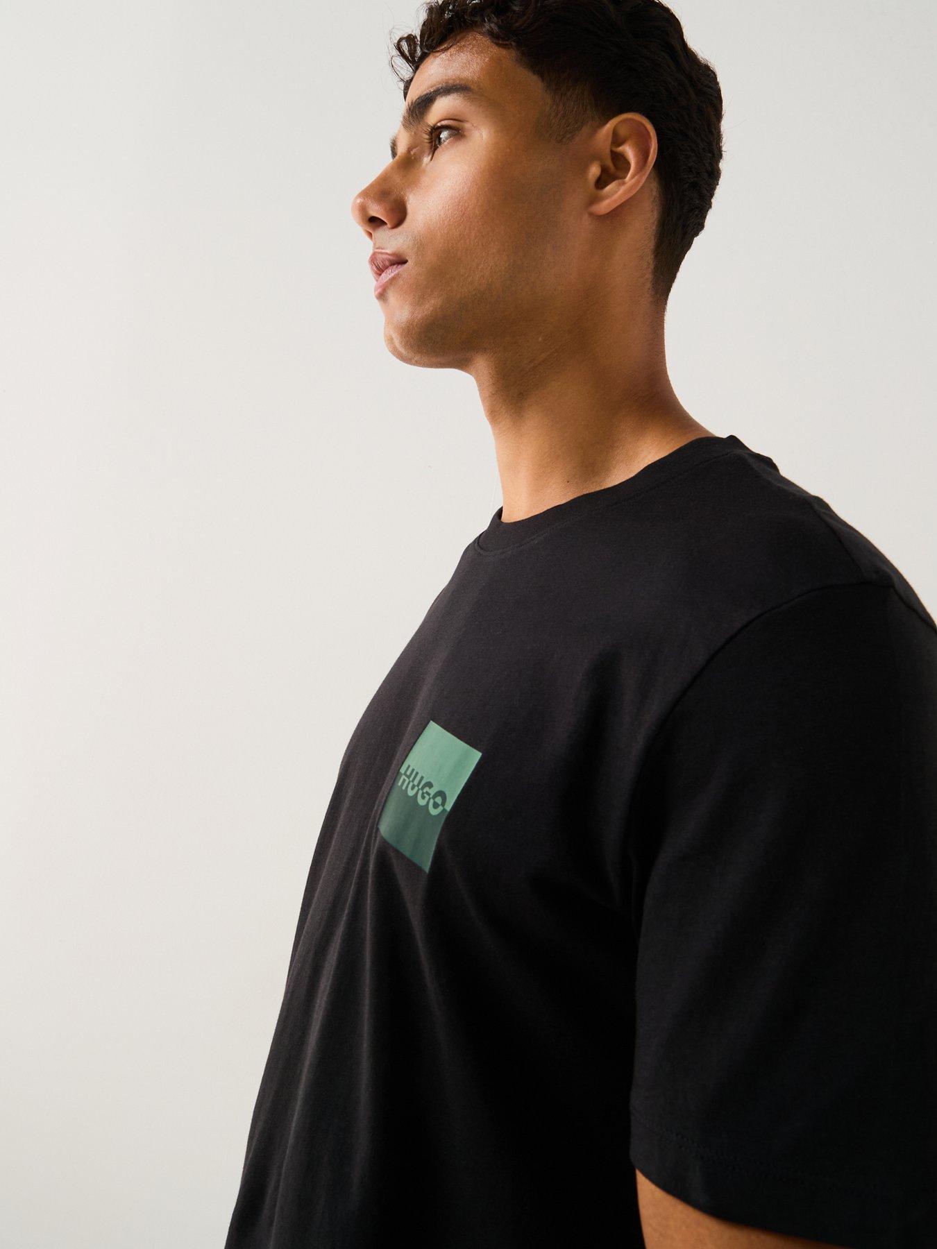 Image 5 of 5 of HUGO Dapusi Regular Fit T-Shirt - Black