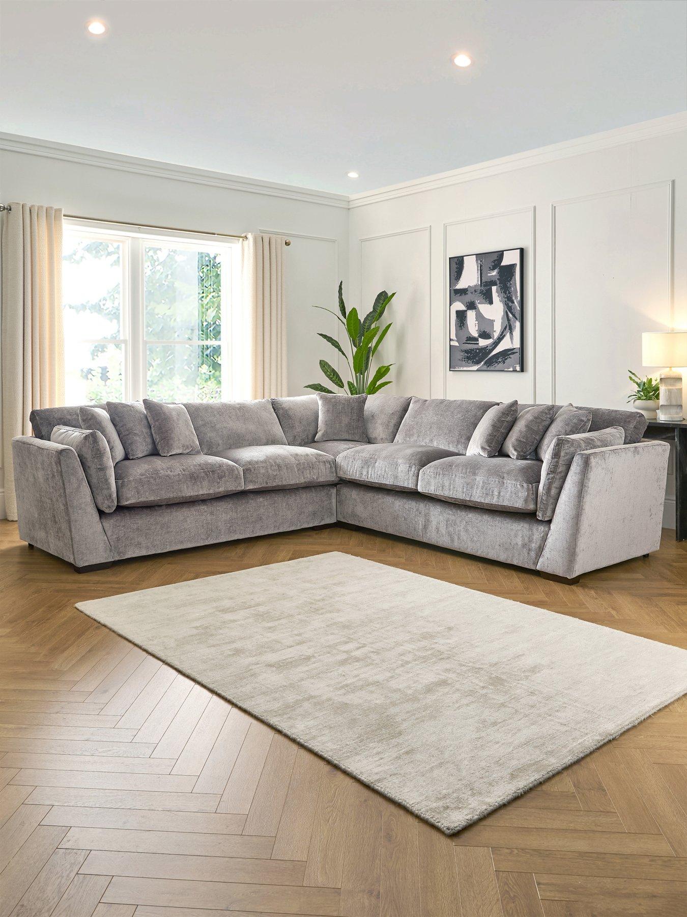 Image 1 of 7 of Very Home Lansa Fabric Corner Group Sofa&nbsp;- Made to Order in the UK