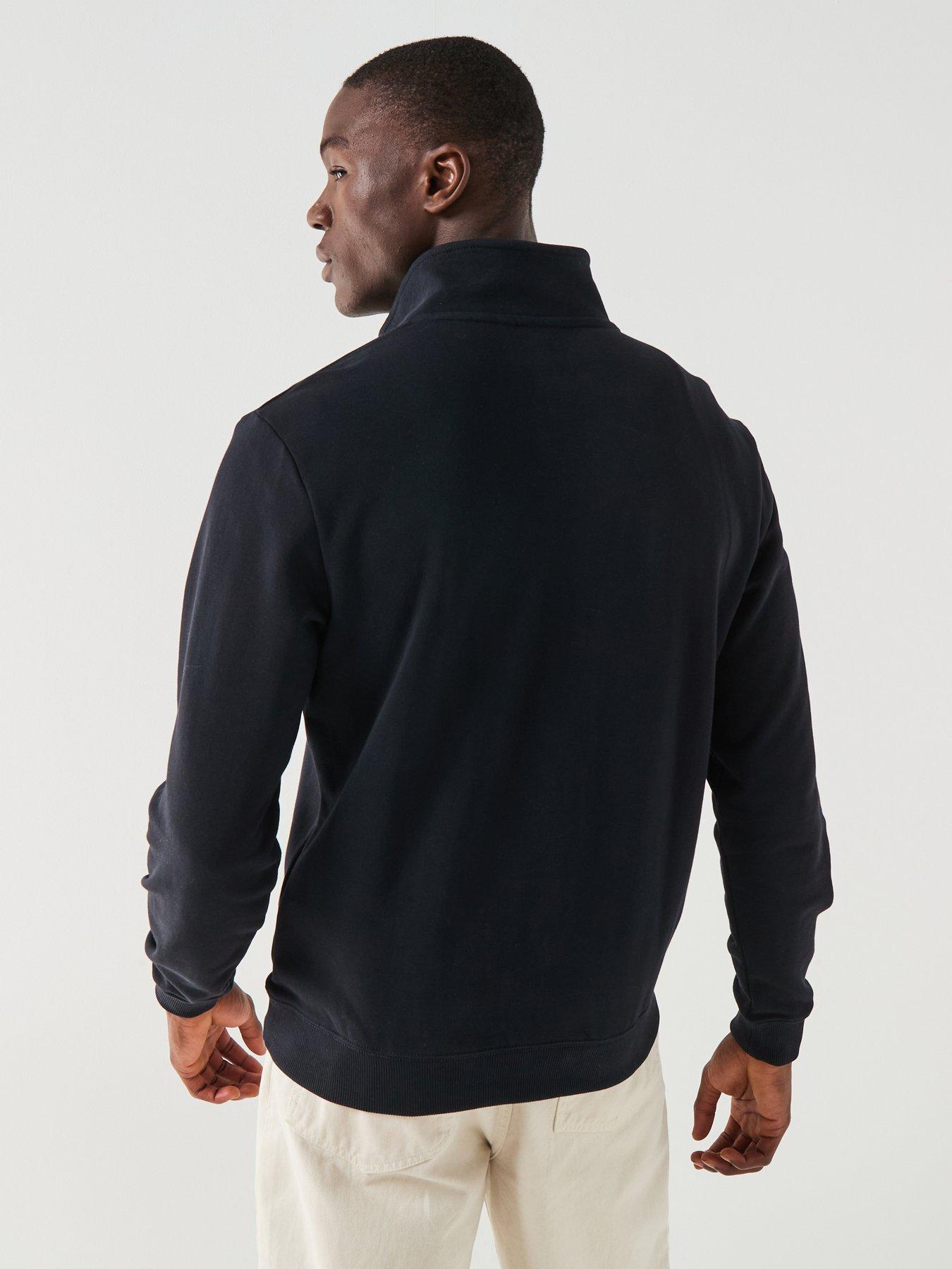  image of napapijri-mens-small-box-logo-sweatshirt-black