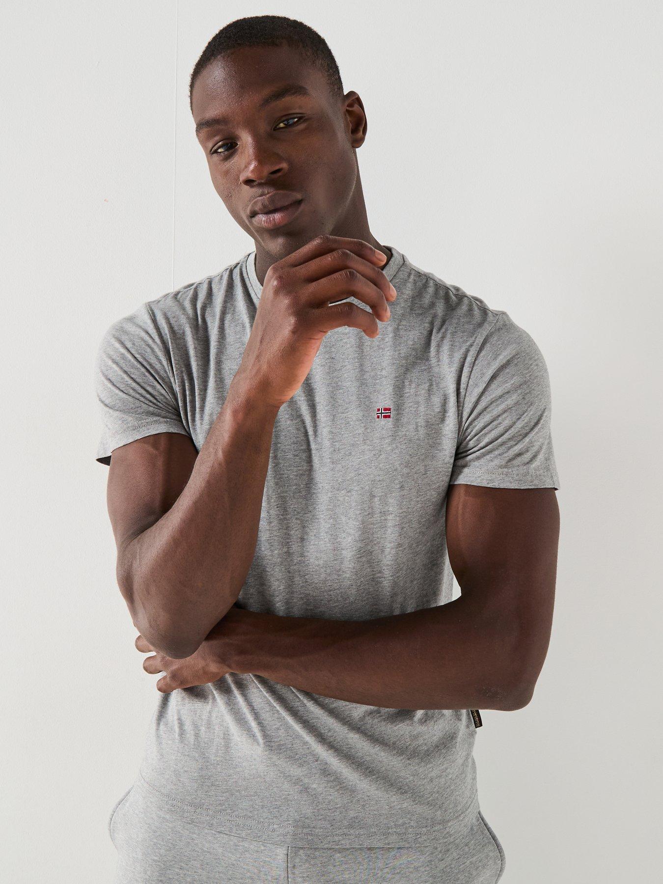 Image 5 of 5 of NAPAPIJRI Men's Salis T-Shirt - Grey