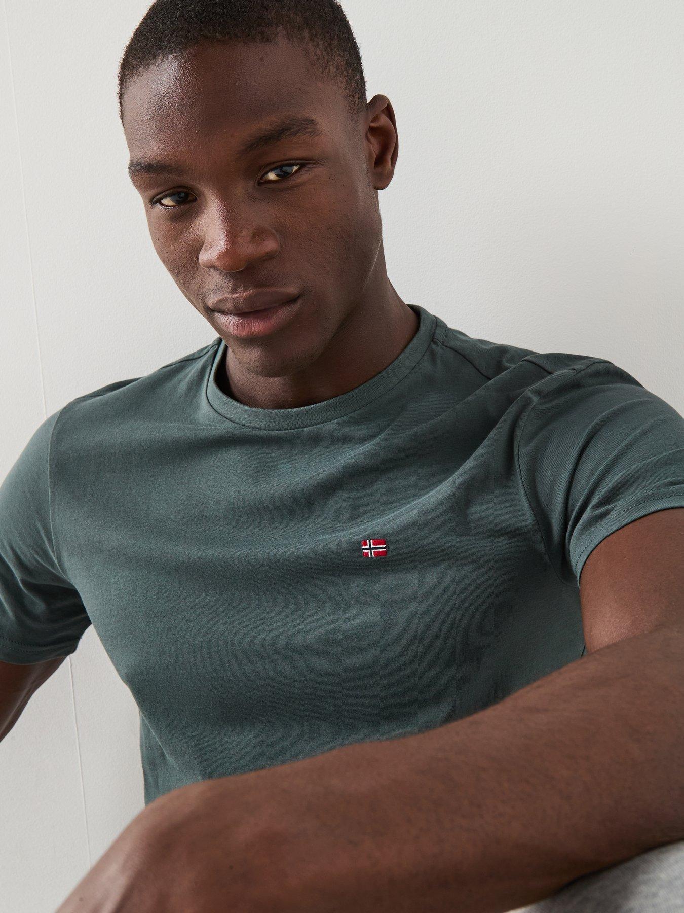 Image 4 of 6 of NAPAPIJRI Men's Salis T-Shirt - Green